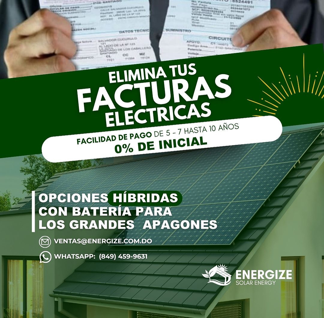 Energize Solar Energy Facebook ad: Tenemos opciones Híbridas