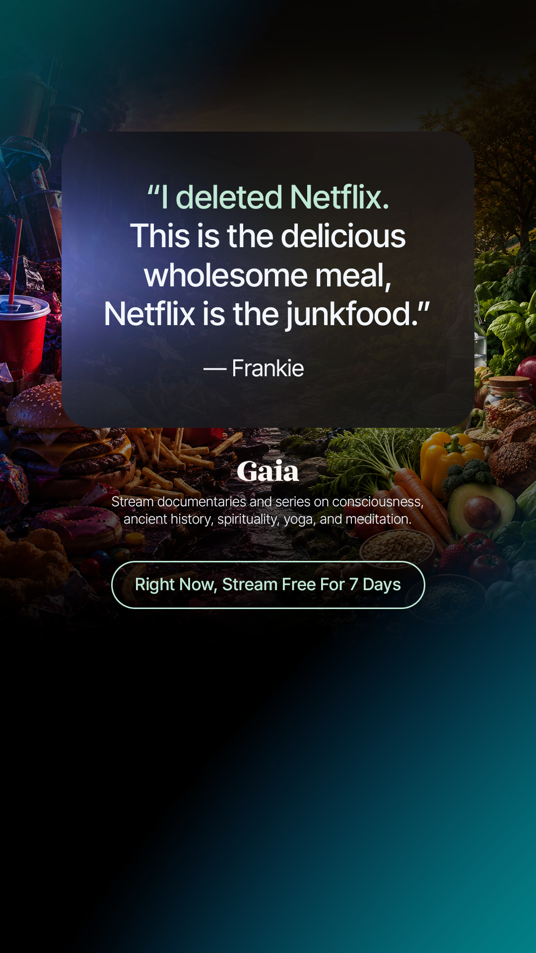 Gaia Facebook ad