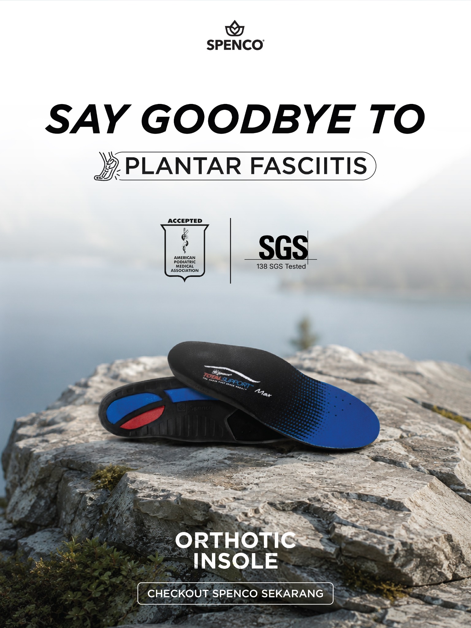 Spenco a foot health products for reducing pain and increase mobility Facebook ad