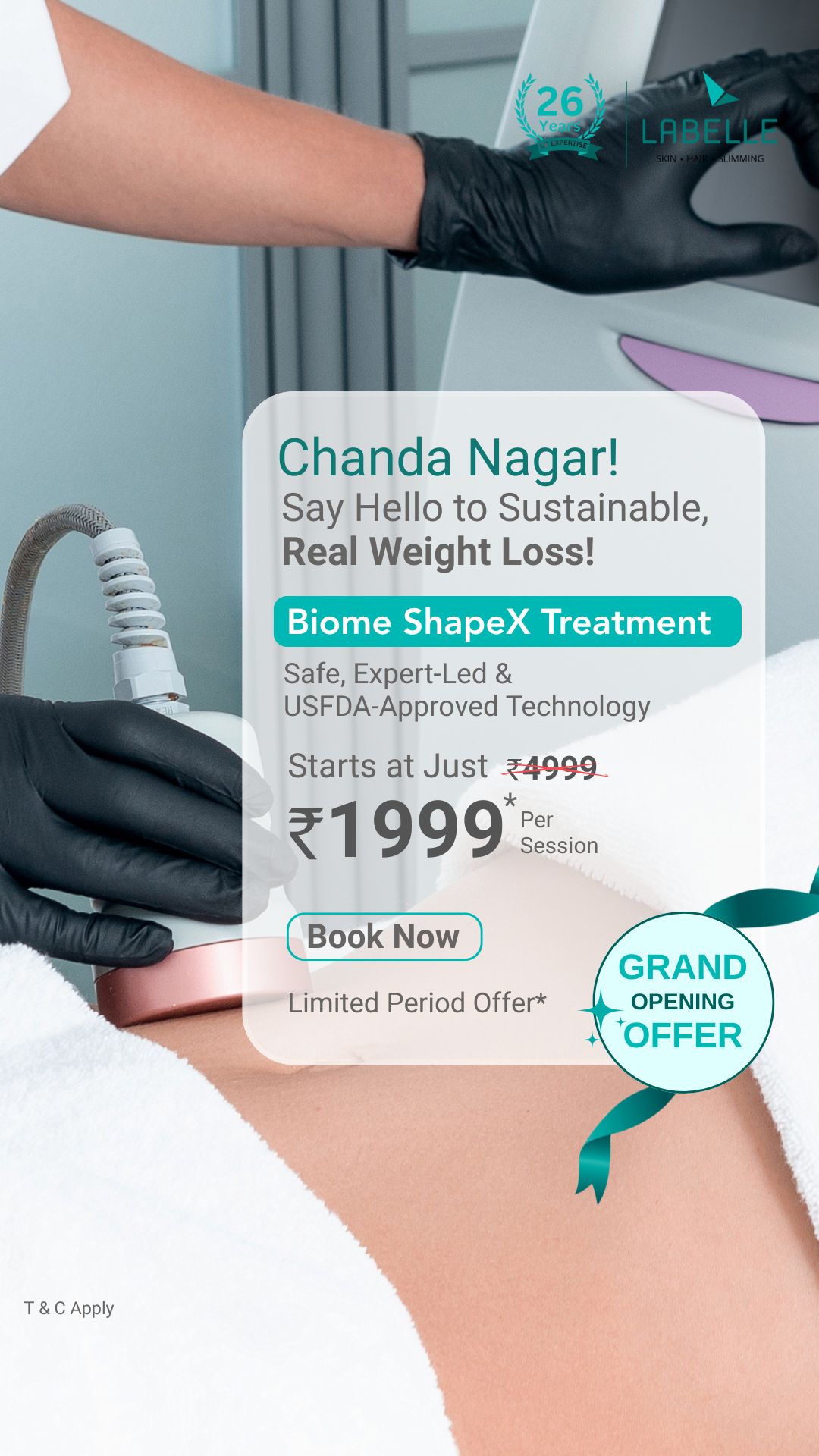 La Belle Slimming, Skin and Hair Clinics Facebook ad