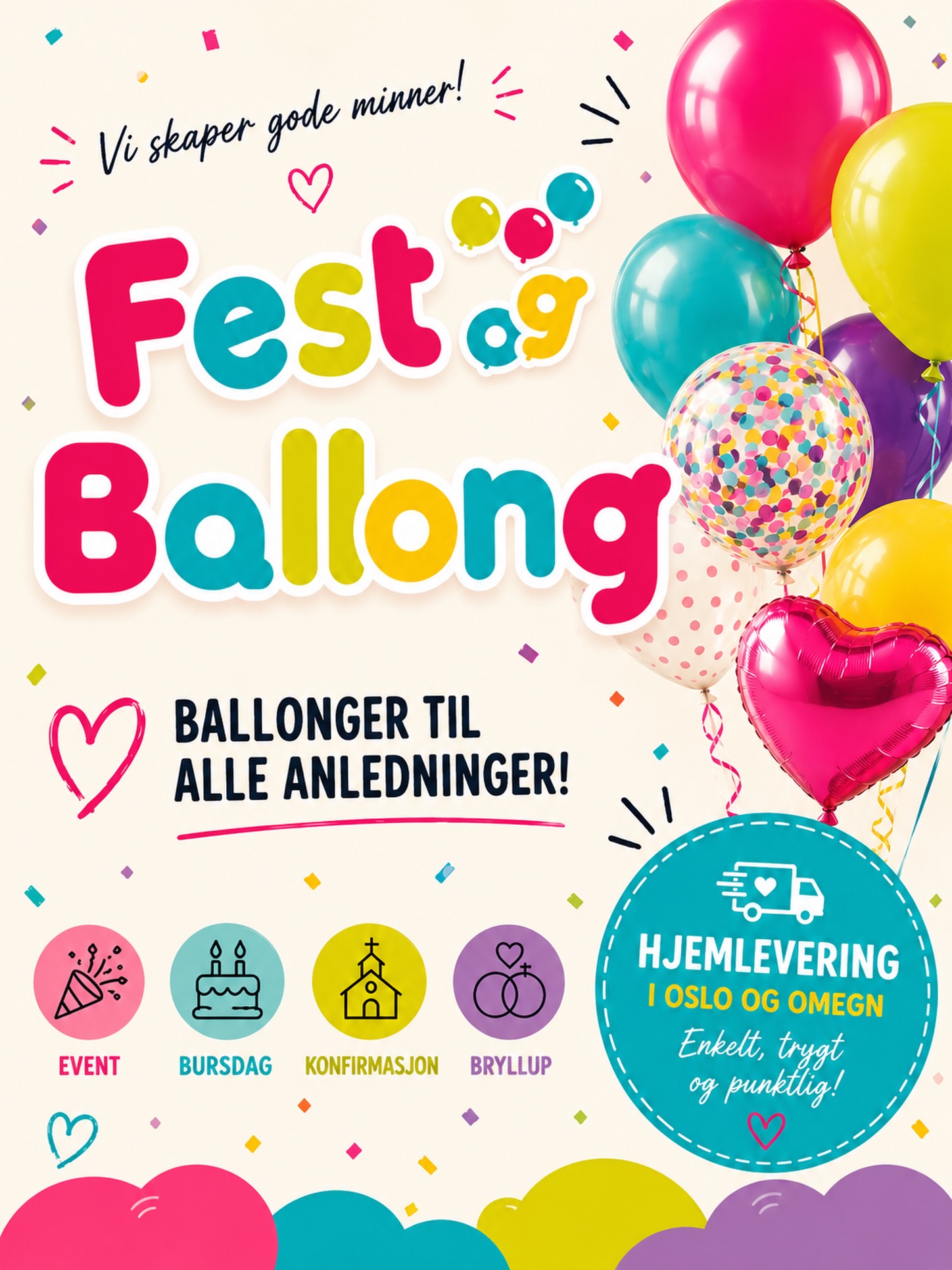 Fest og Ballong Facebook ad: Classic Shop - Fest og Ballong