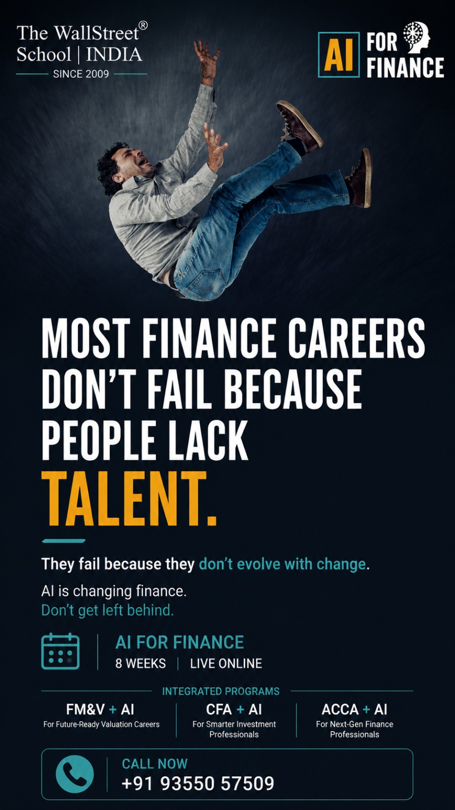 The WallStreet School Facebook ad