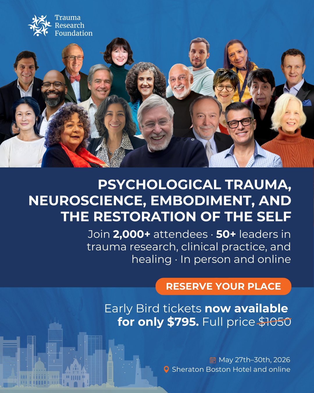 Trauma Research Foundation Facebook ad from Feb 2, 2026