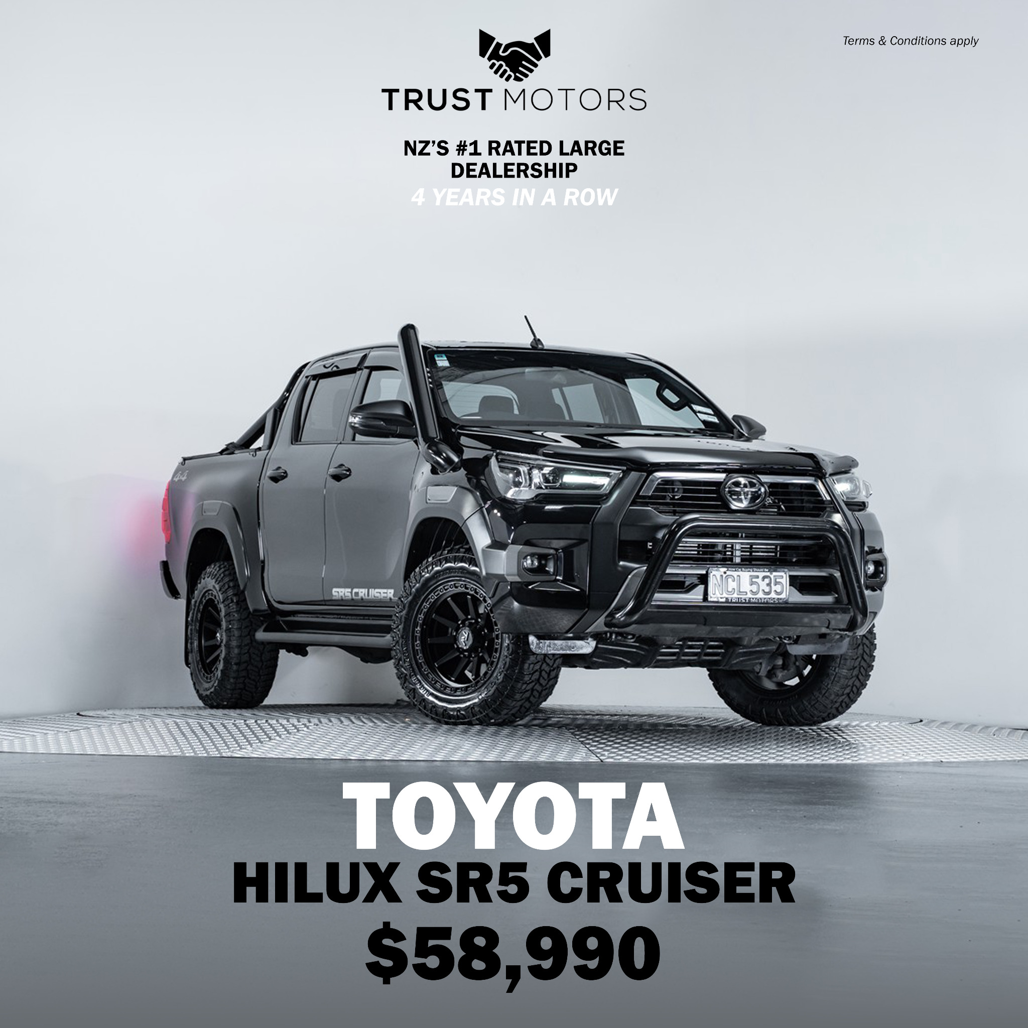 Trust Motors NZ Facebook ad