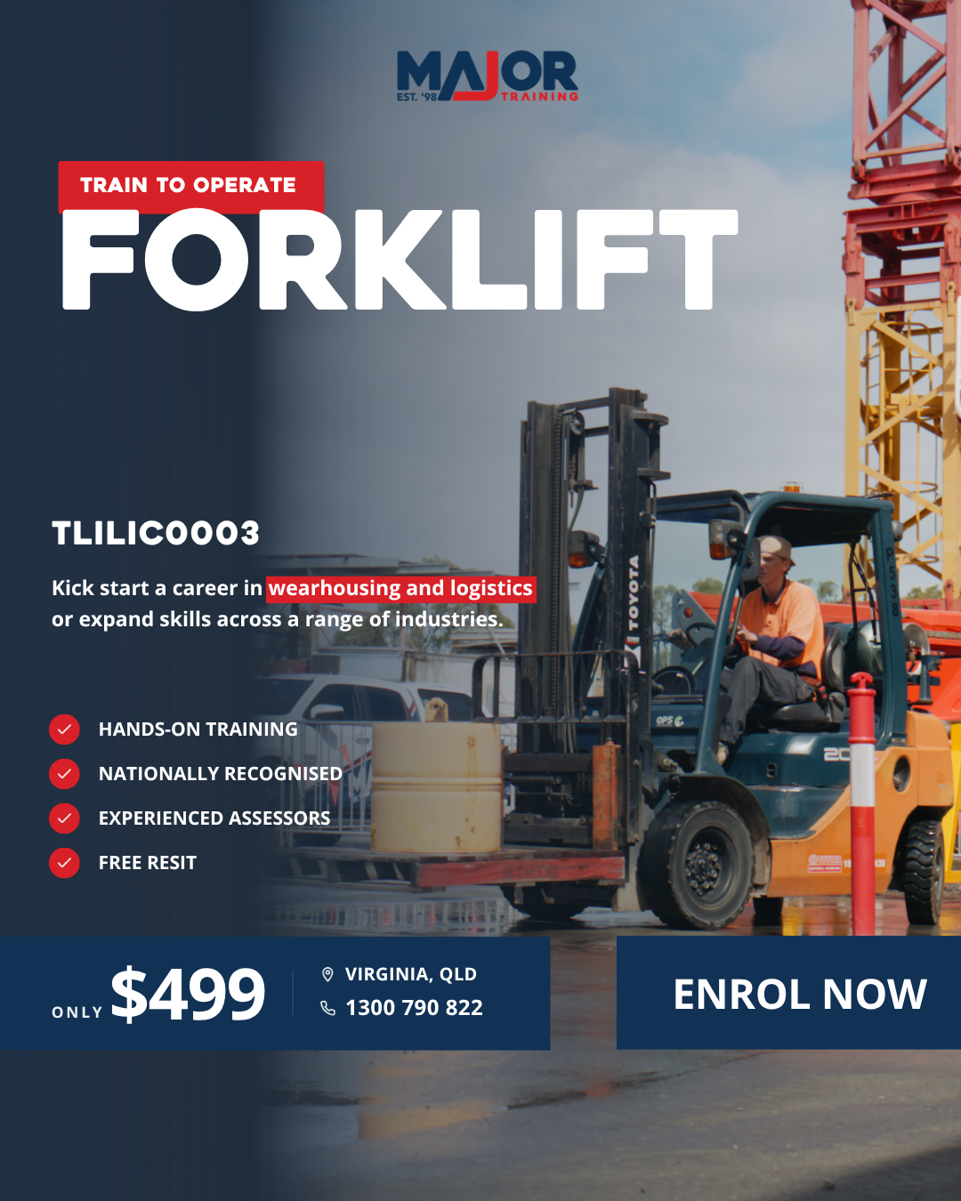 Major Training Group RTO 6139 Facebook ad