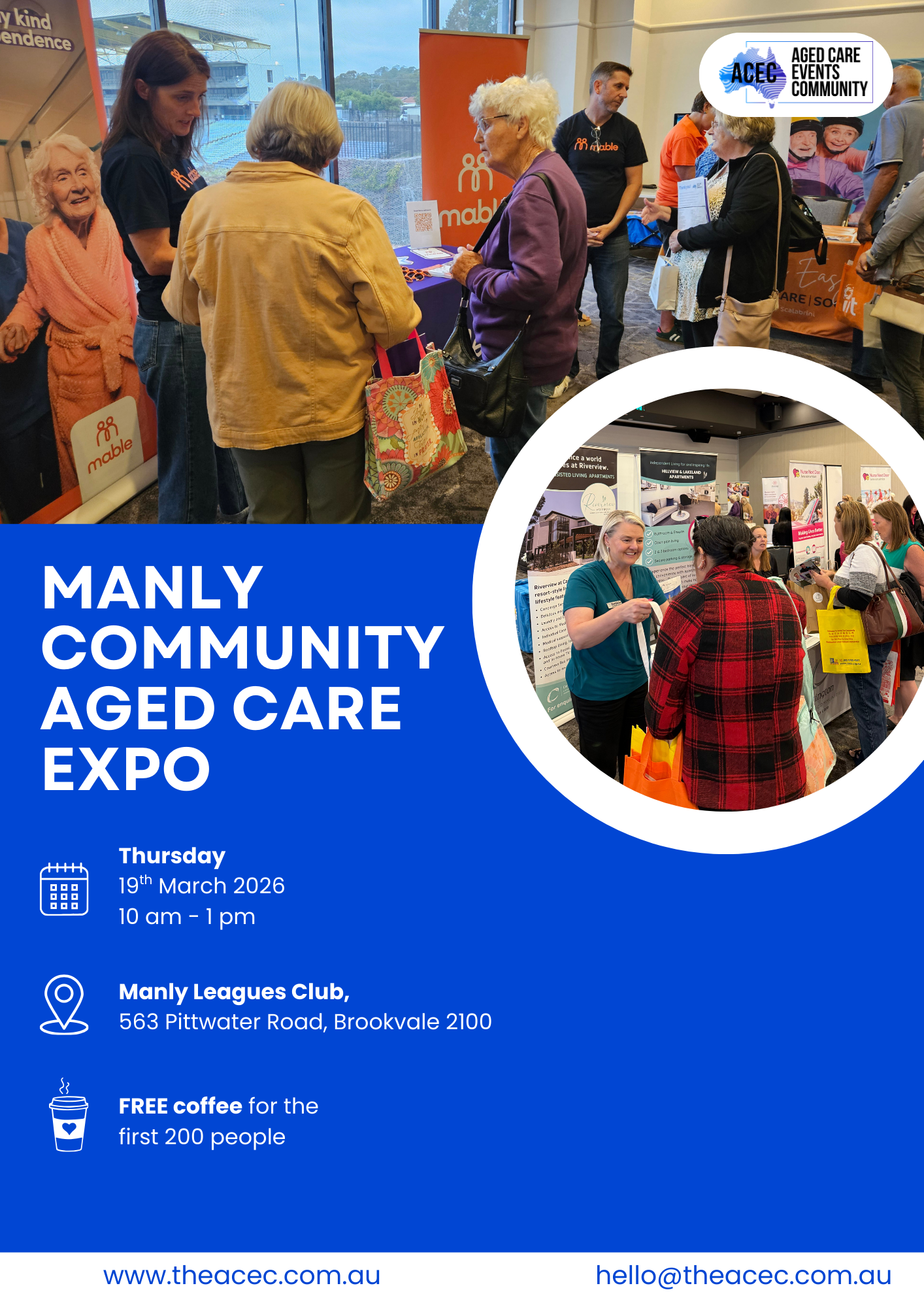 The Aged Care Events Community Facebook ad: Get your free tickets!
