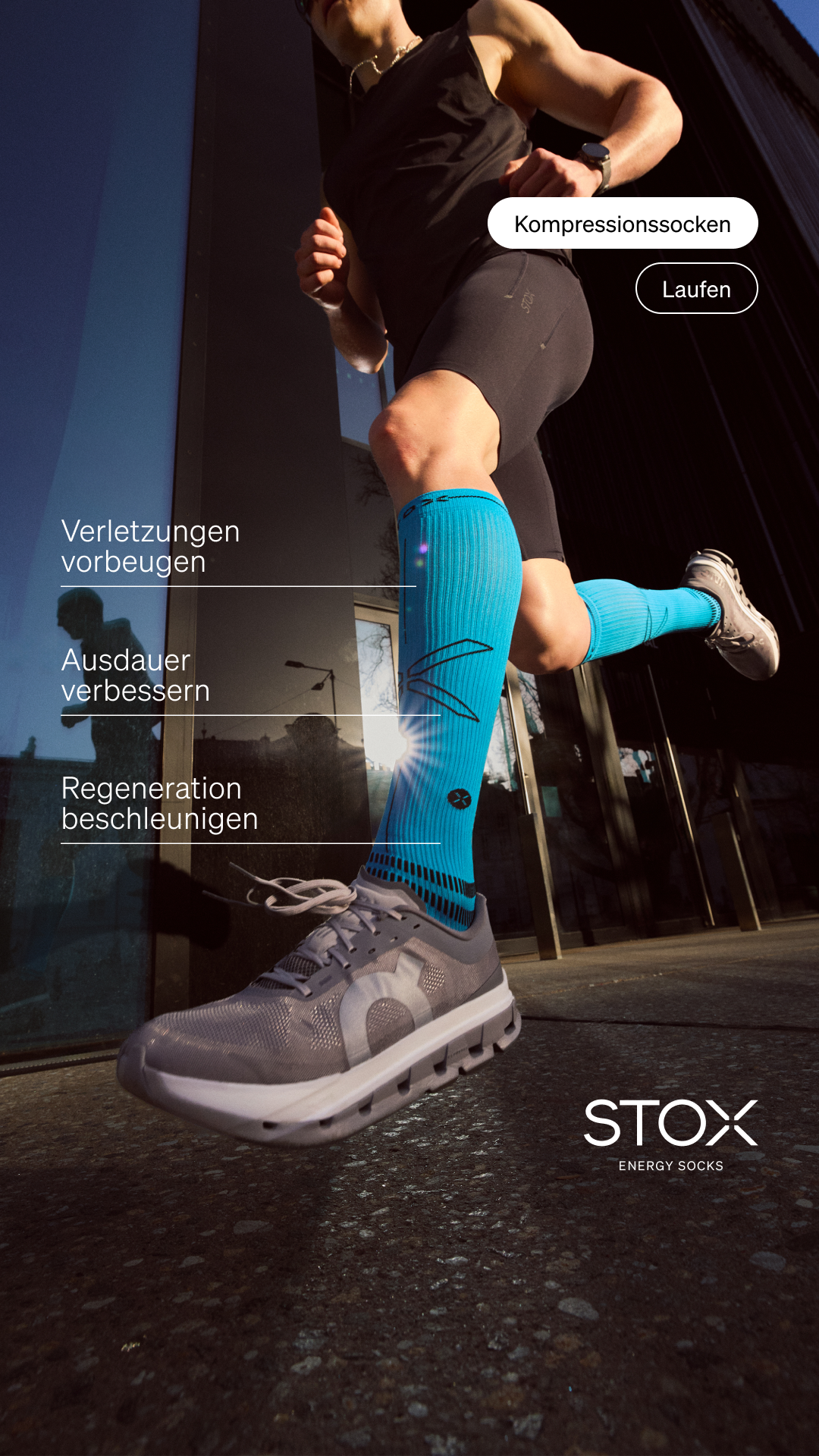 STOX Energy Socks Facebook ad
