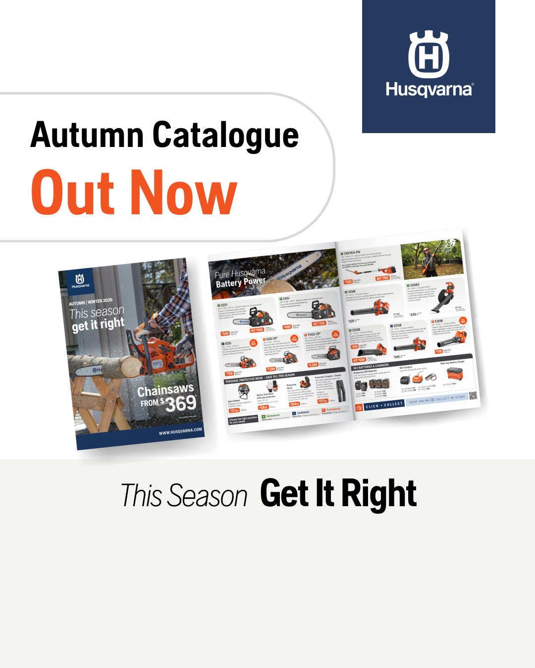 Husqvarna Facebook ad