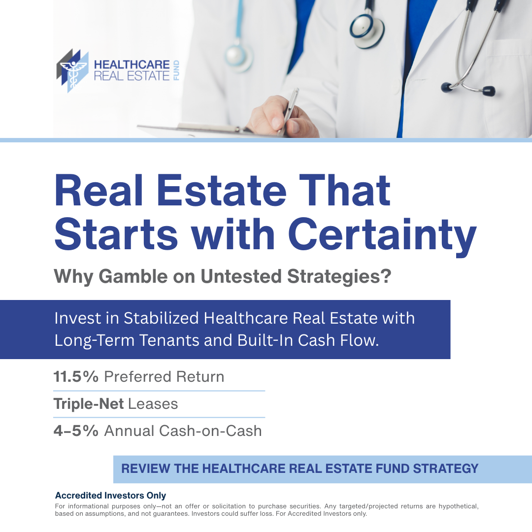 Healthcare Real Estate Fund Facebook ad