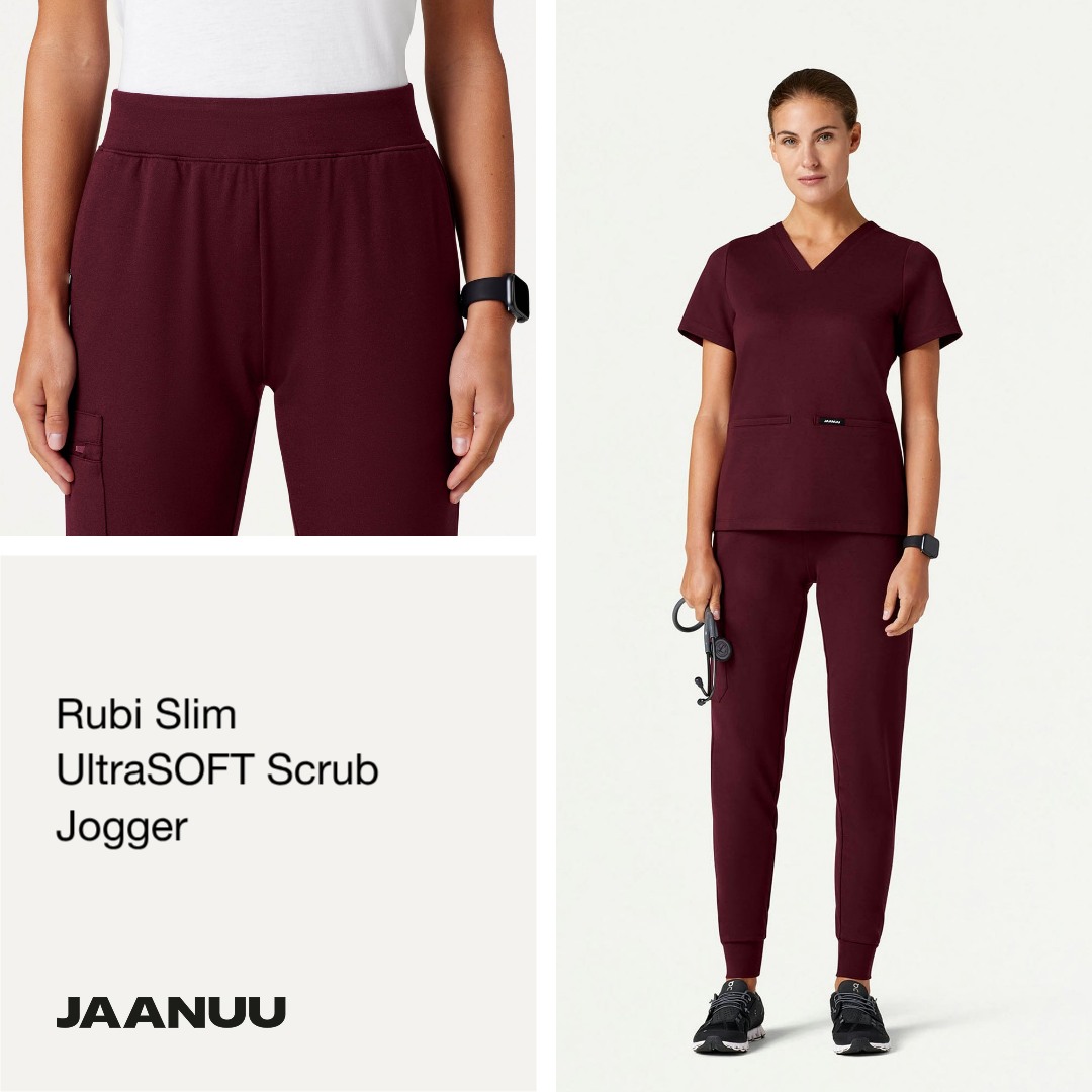 Jaanuu Facebook ad: Say goodbye to stiff scrubs and hello to…