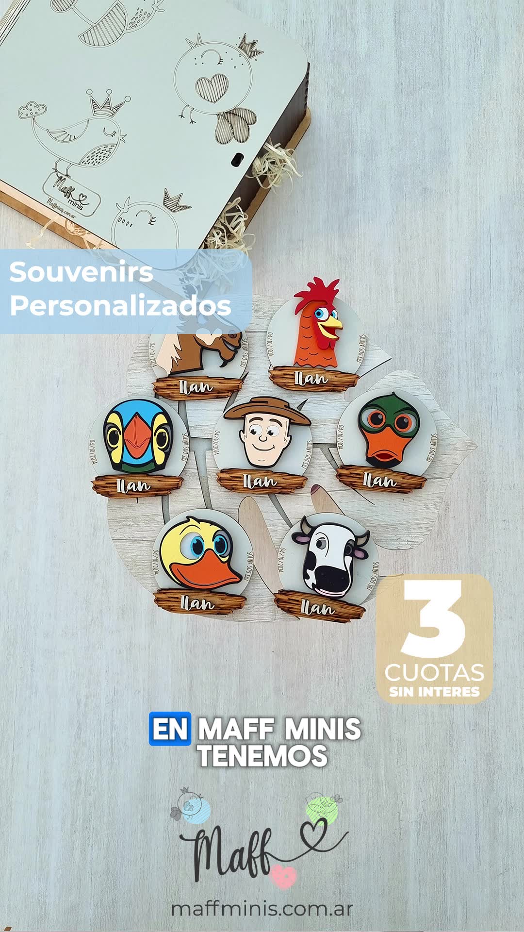 Maff minis Facebook ad: Contactanos!