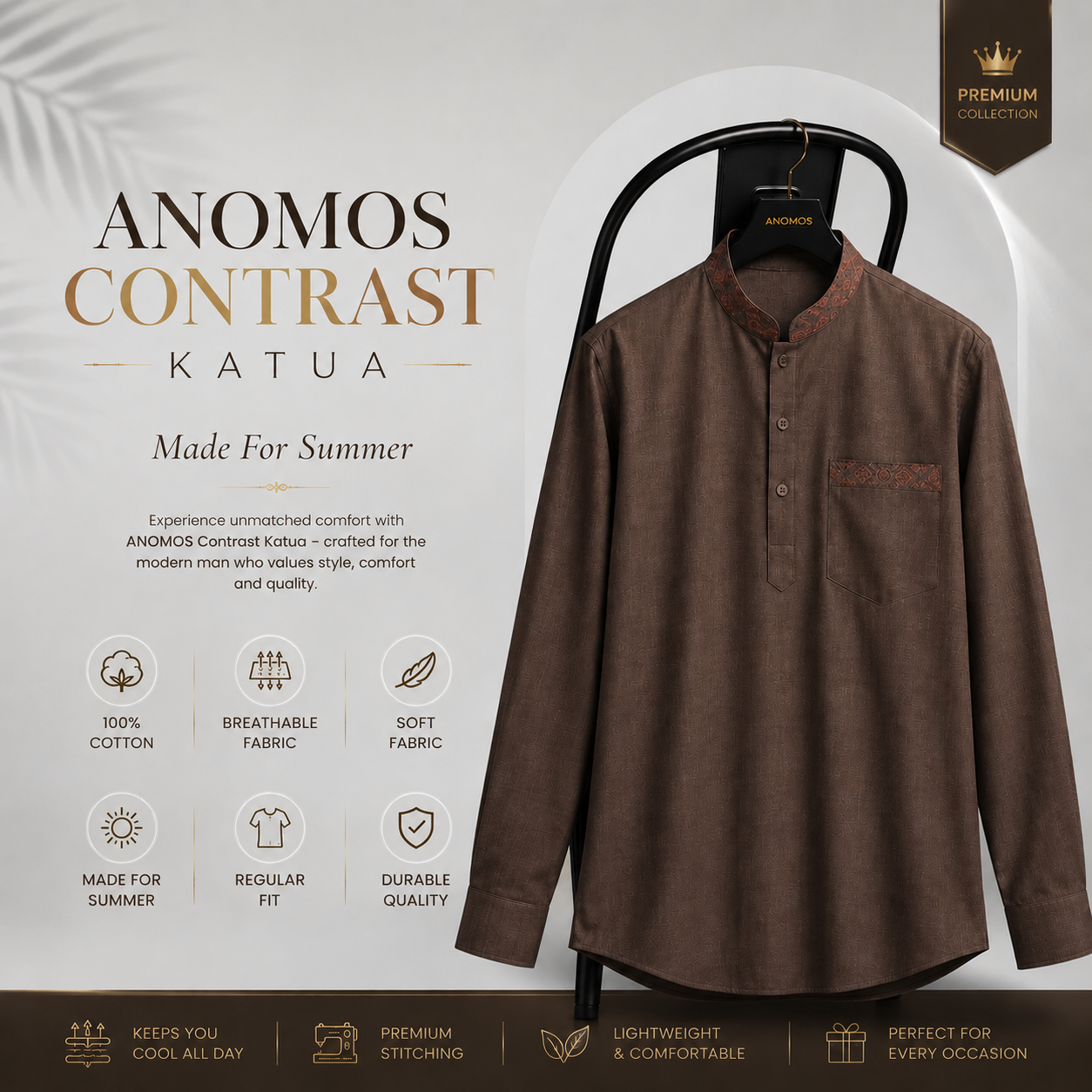 Anomos Apparel Facebook ad: Premium Look, Affordable Price