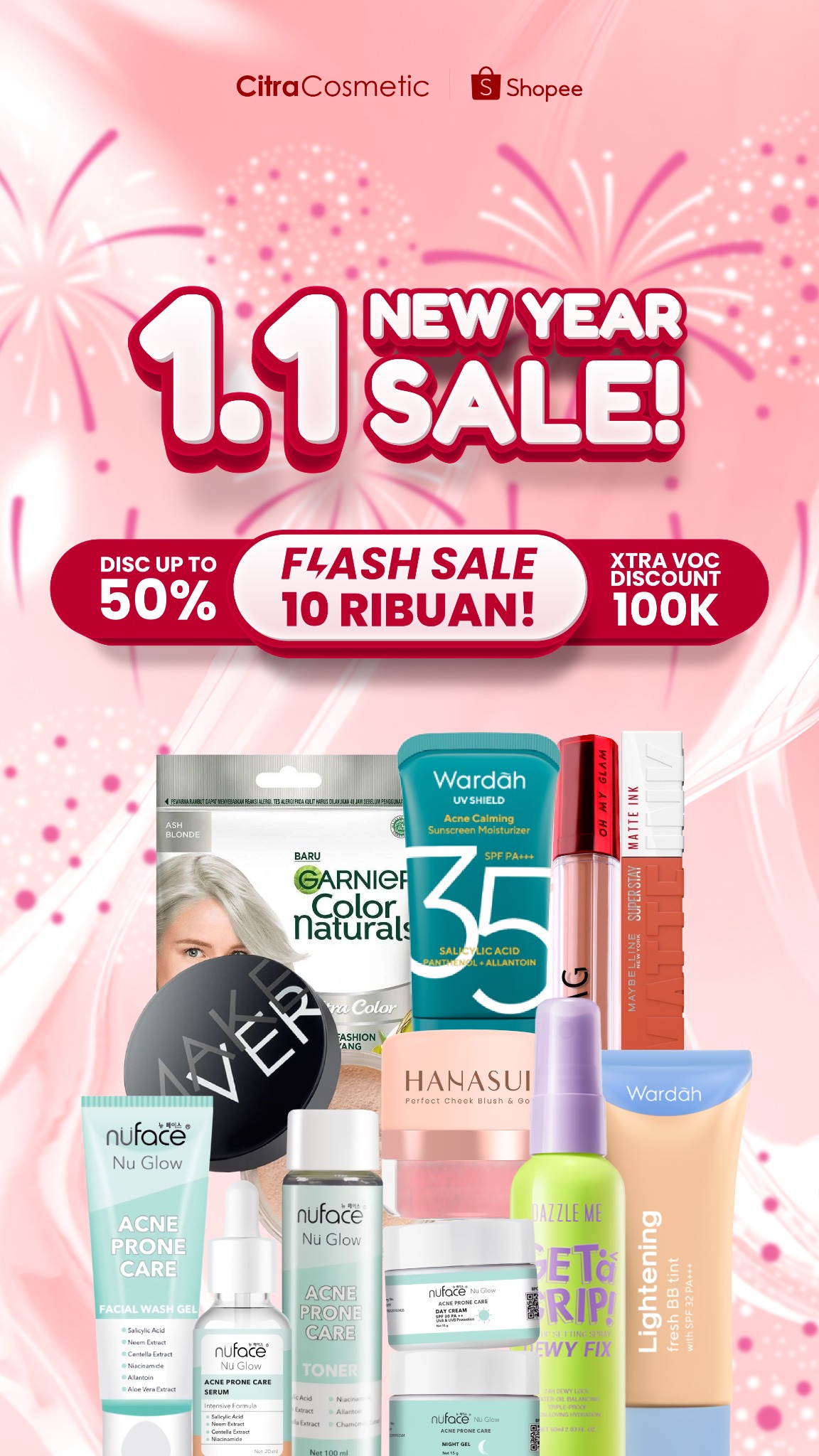 Citra cosmetic Makassar Facebook ad