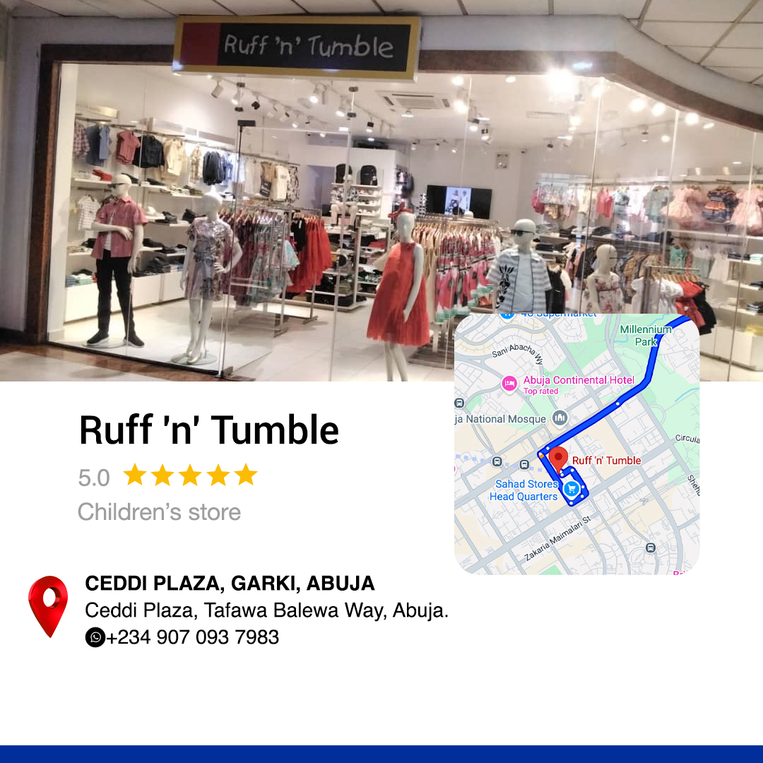 Ruff 'n' Tumble Kids Facebook ad: Store Locator