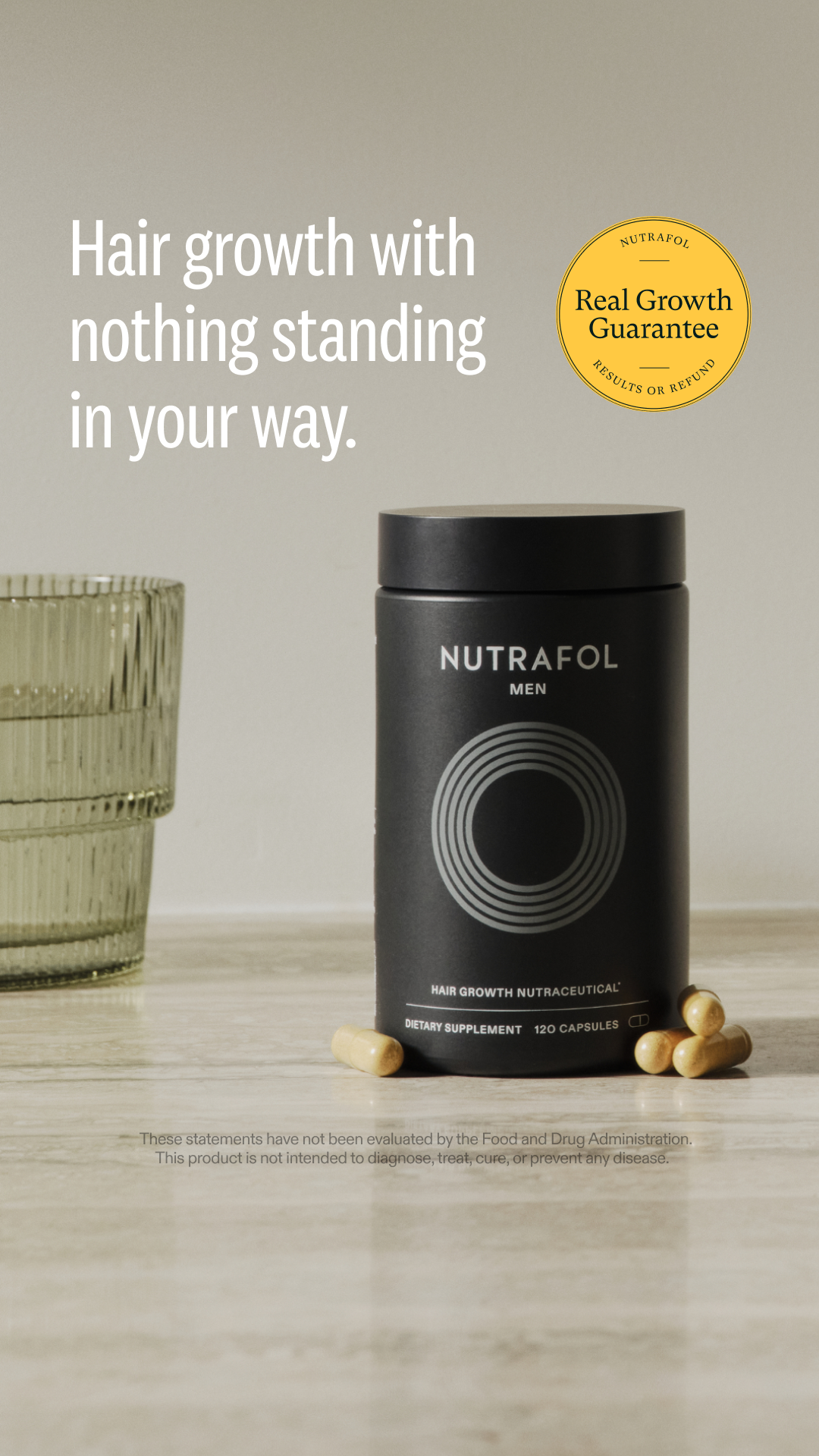 Nutrafol Men Facebook ad
