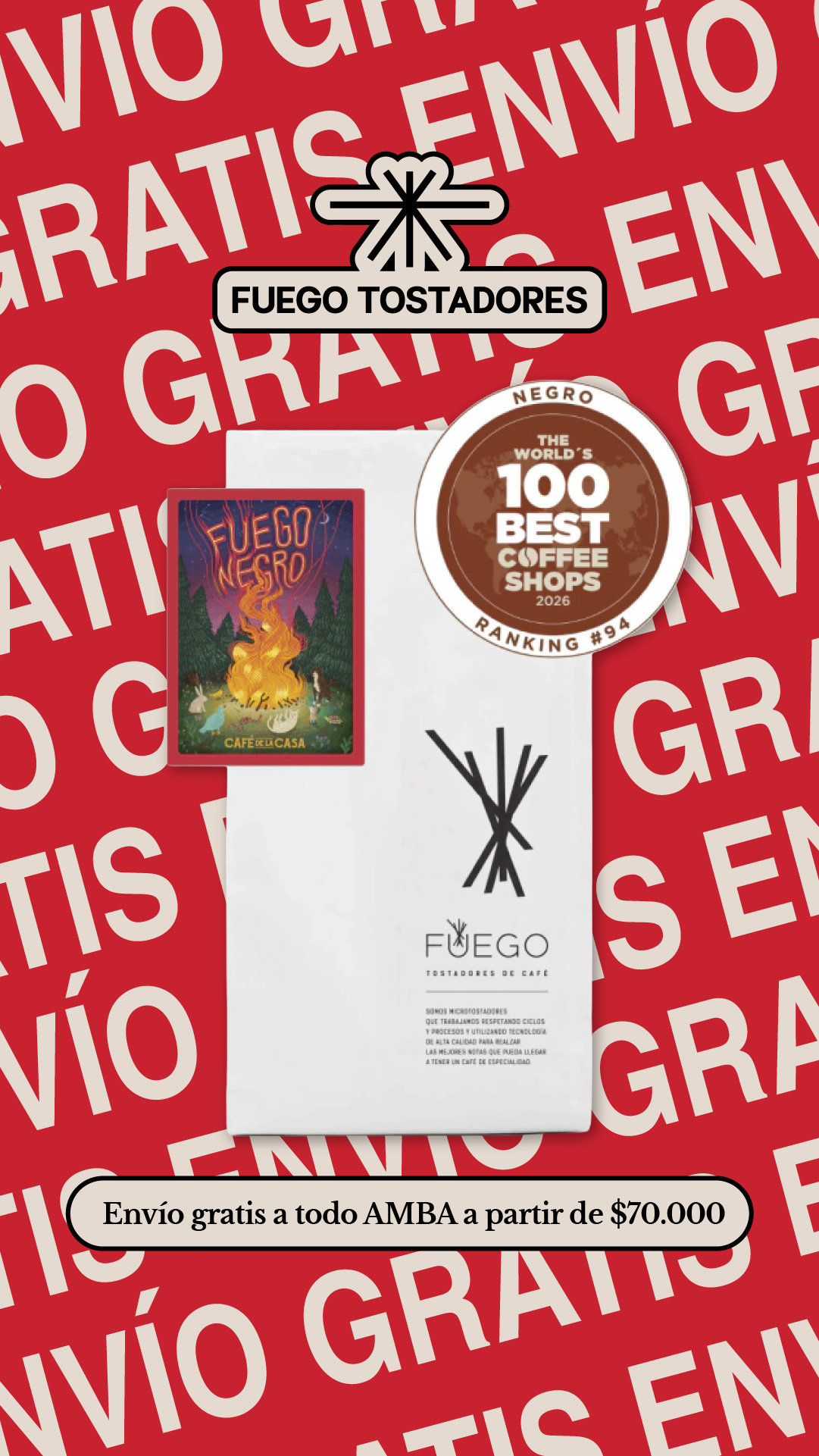 Fuego - Tostadores de Café Facebook ad from Jul 30, 2026