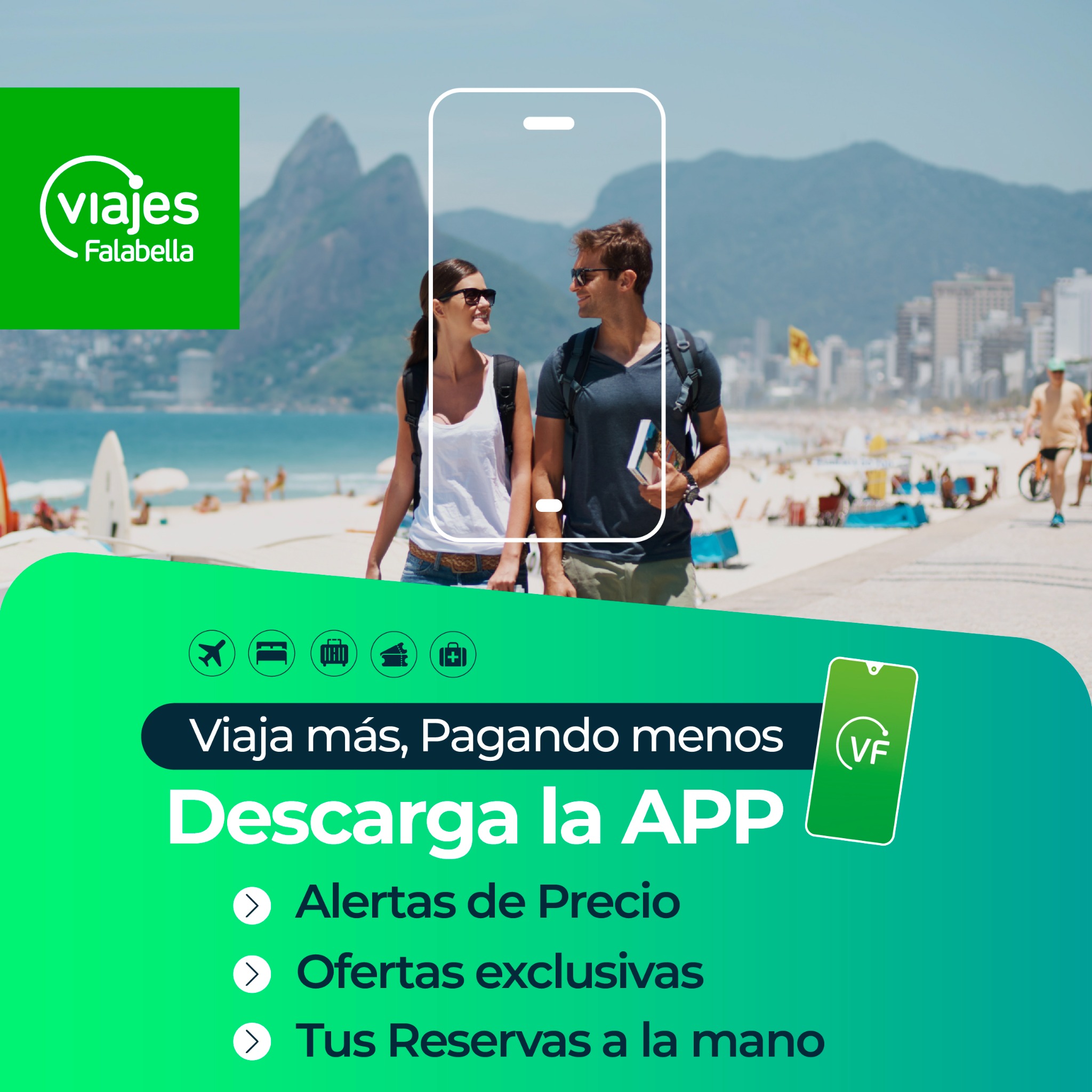 Viajes Falabella Chile Facebook ad