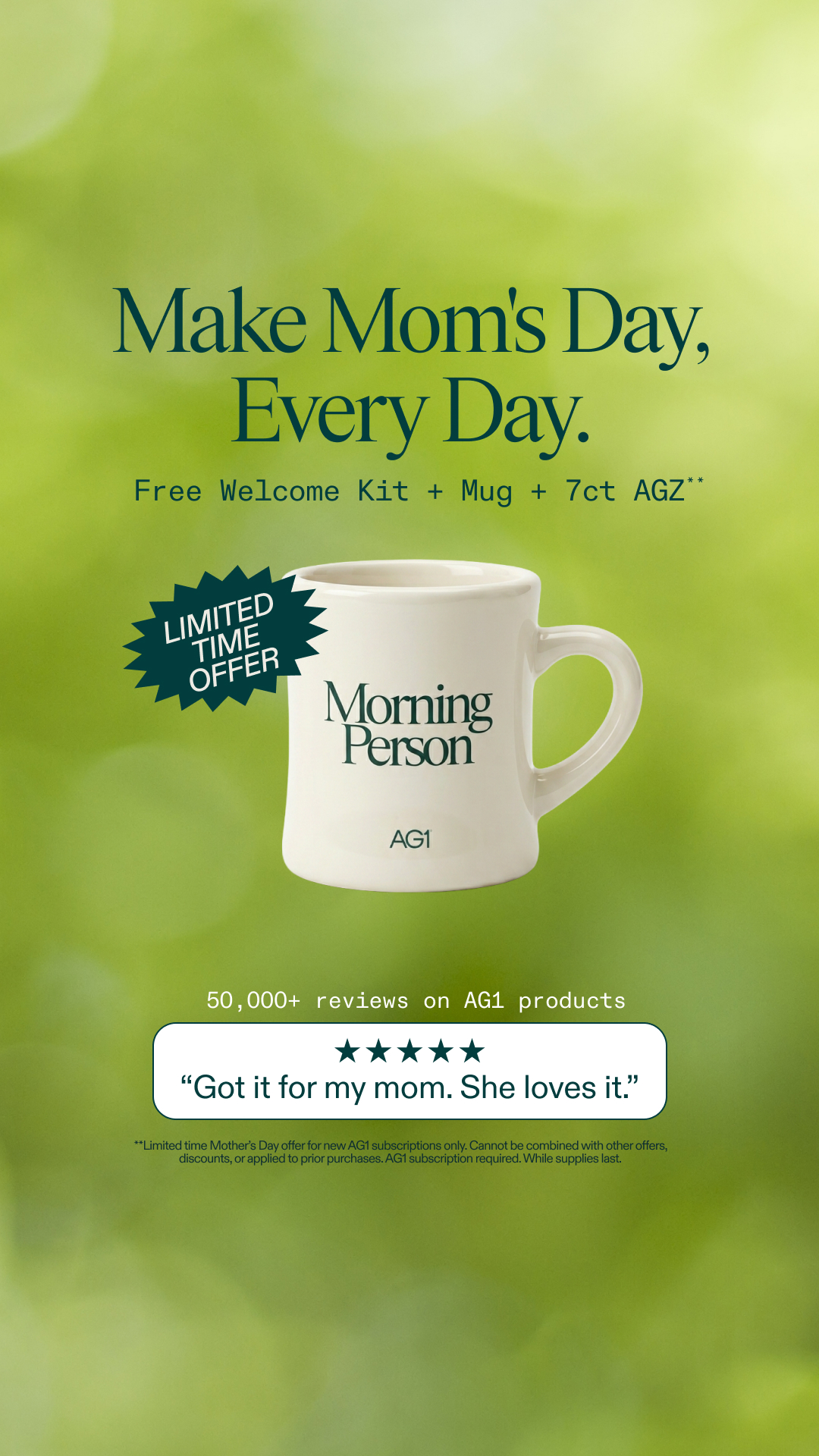 AG1 by Athletic Greens Facebook ad