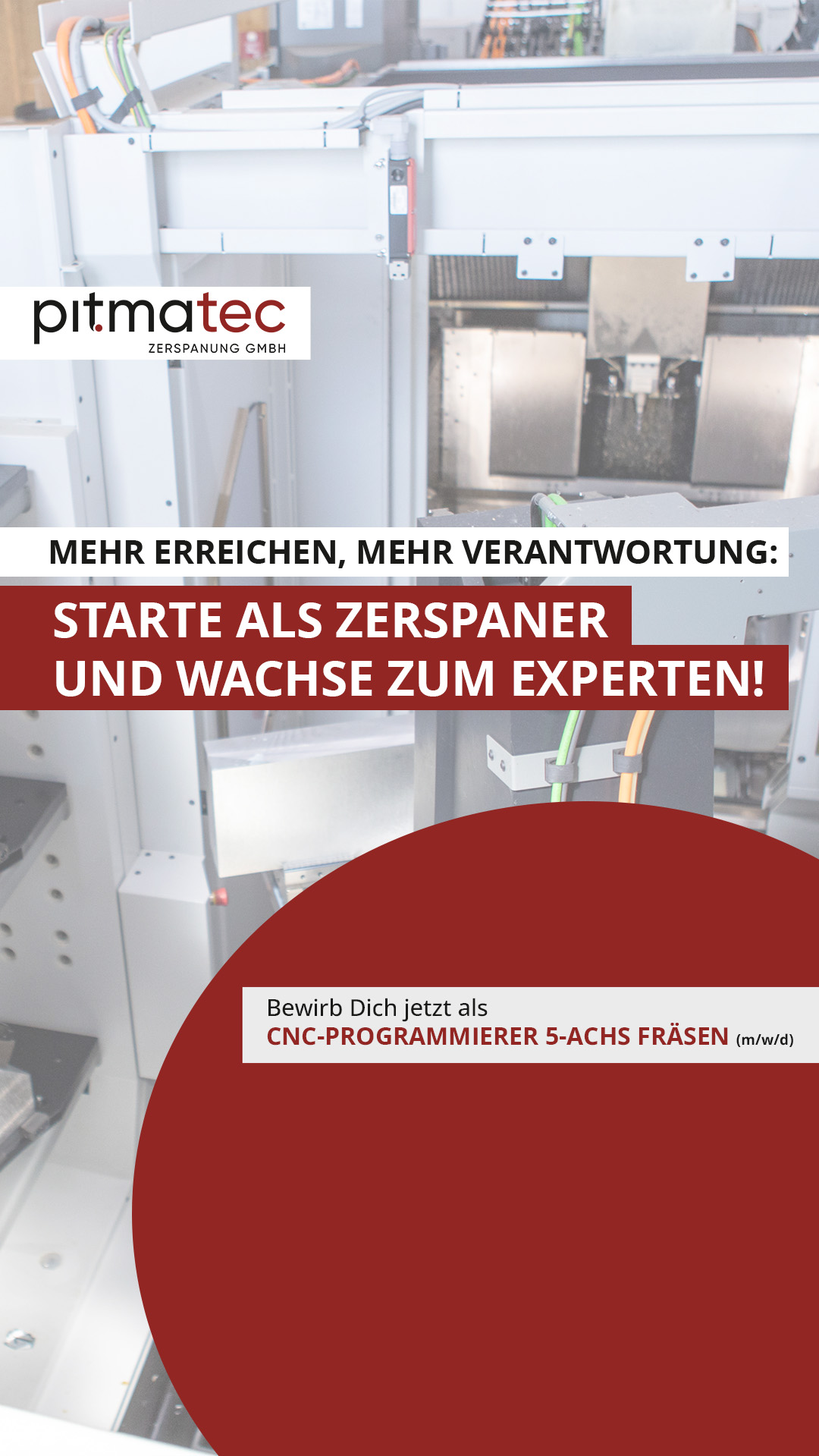 Pitmatec Zerspanung GmbH Facebook ad from Mar 6, 2026
