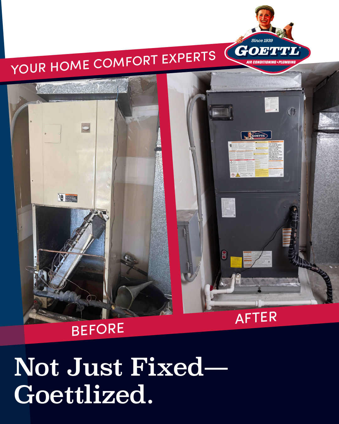 Goettl Air Conditioning & Plumbing Facebook ad