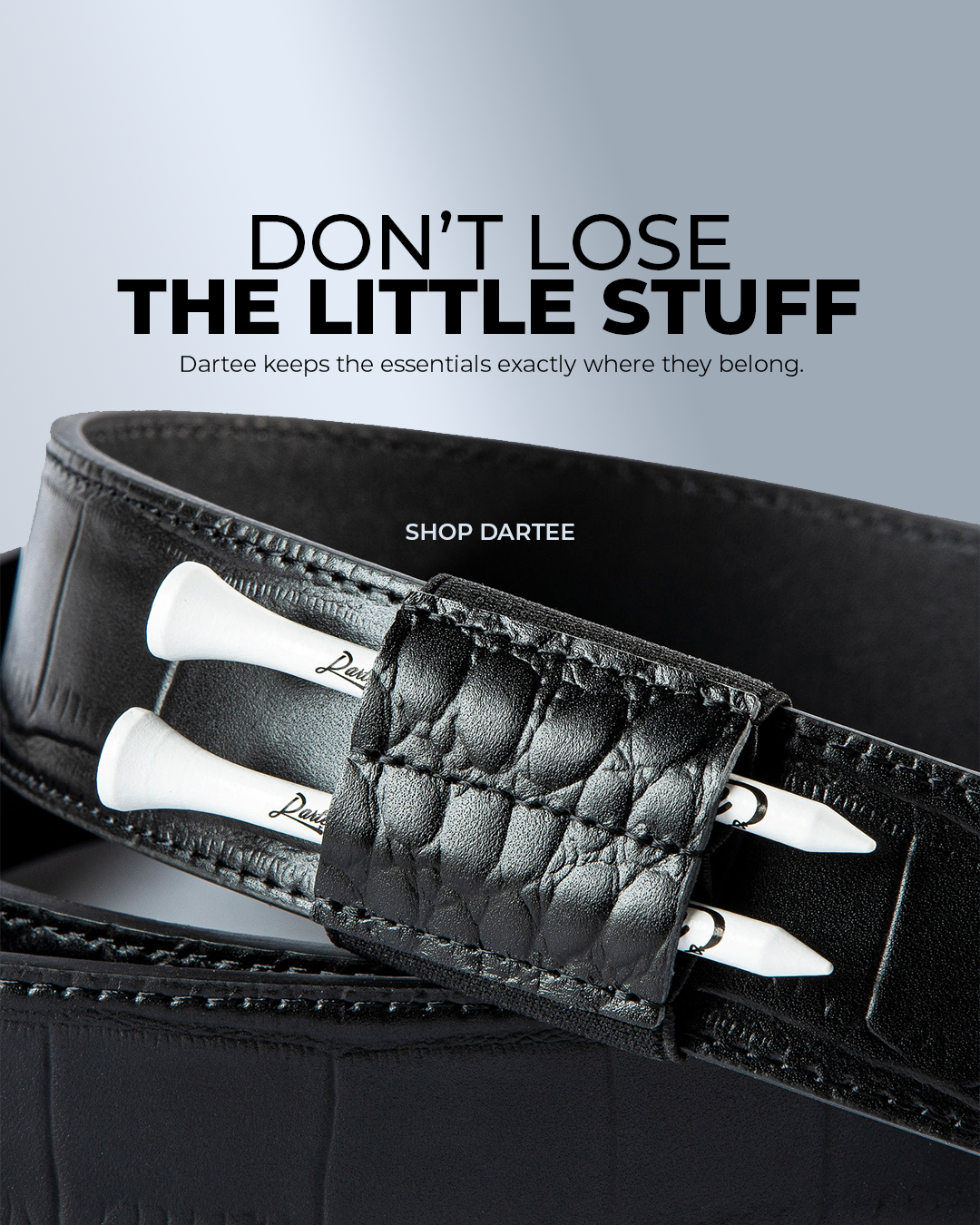 Dartee Golf Facebook ad: No More Losing Tees