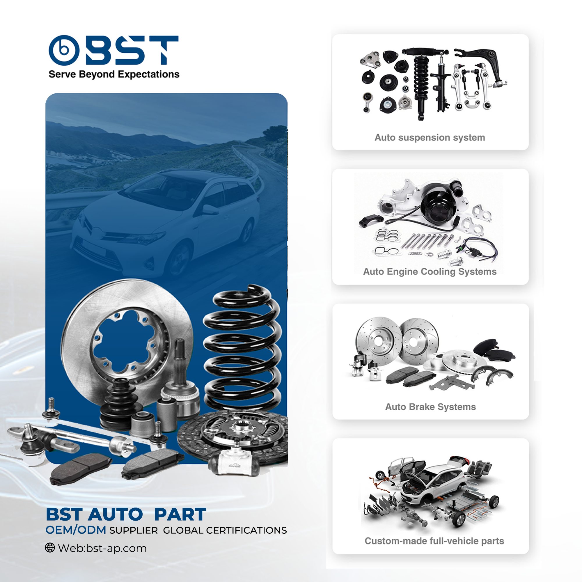 BST Auto Parts Facebook ad: Boost Vehicle Performance & Safety with BST Auto…