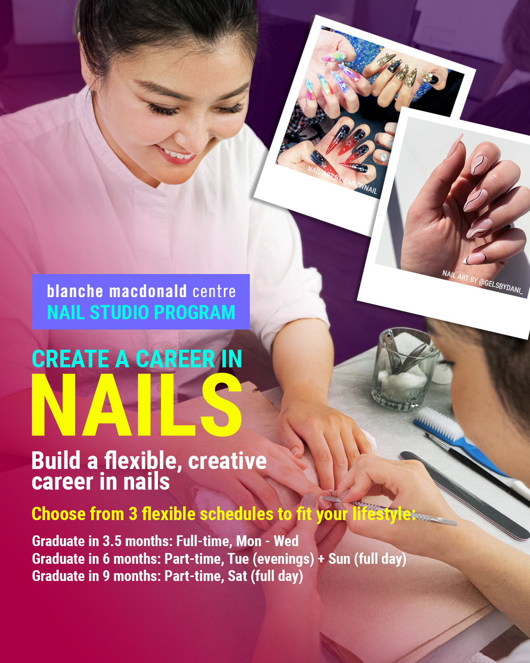 Blanche Macdonald Centre Facebook ad