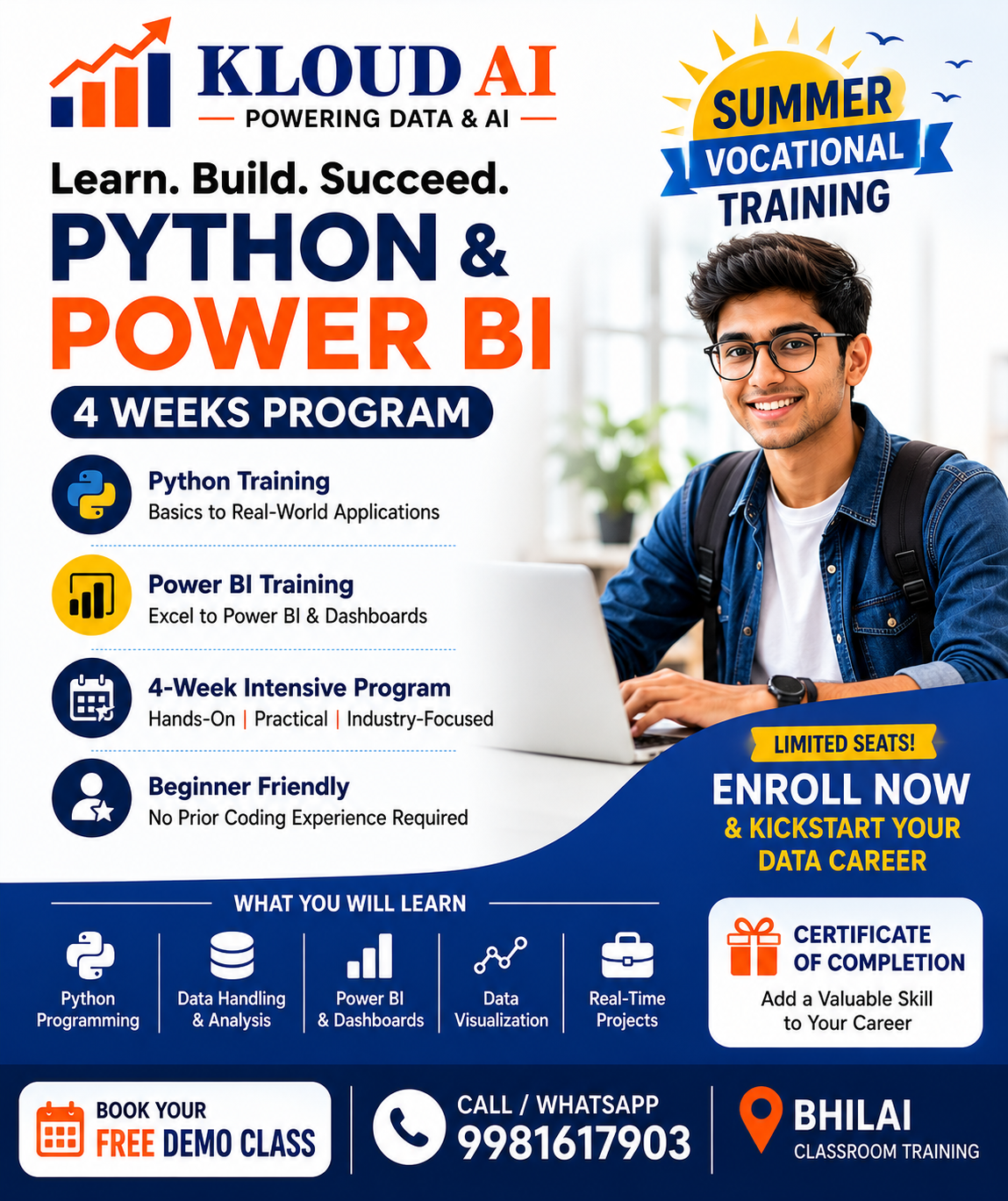 Neha Siby - AI Career Coach Facebook ad: Book Your Free Demo Class Today.