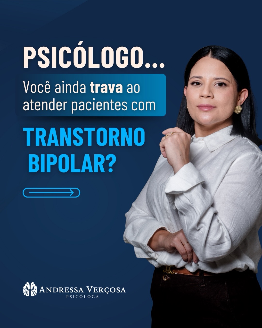 Andressa Versosa Psicóloga Facebook ad: Lidar com pacientes com transtorno bipolar é um…