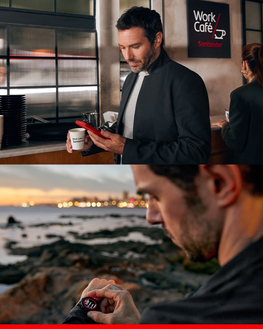 Santander Select Facebook ad