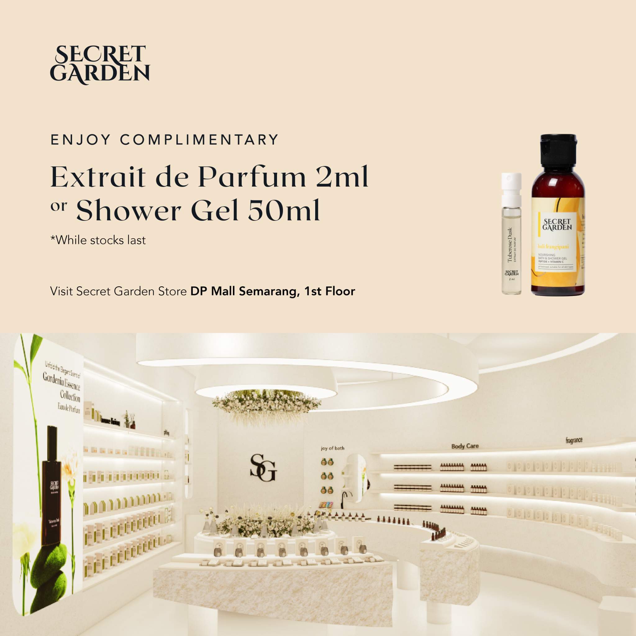 Secret Garden Beauty Facebook ad