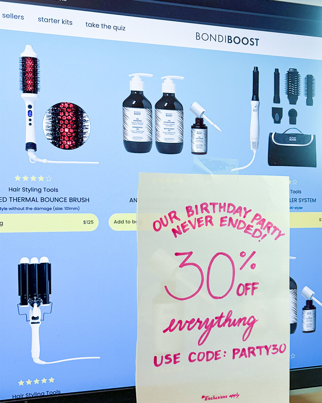 BondiBoost Facebook ad