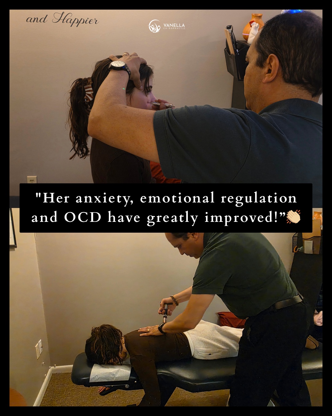 Vanella Chiropractic Facebook ad: When Cecilia's mom first brought her to Vanella…