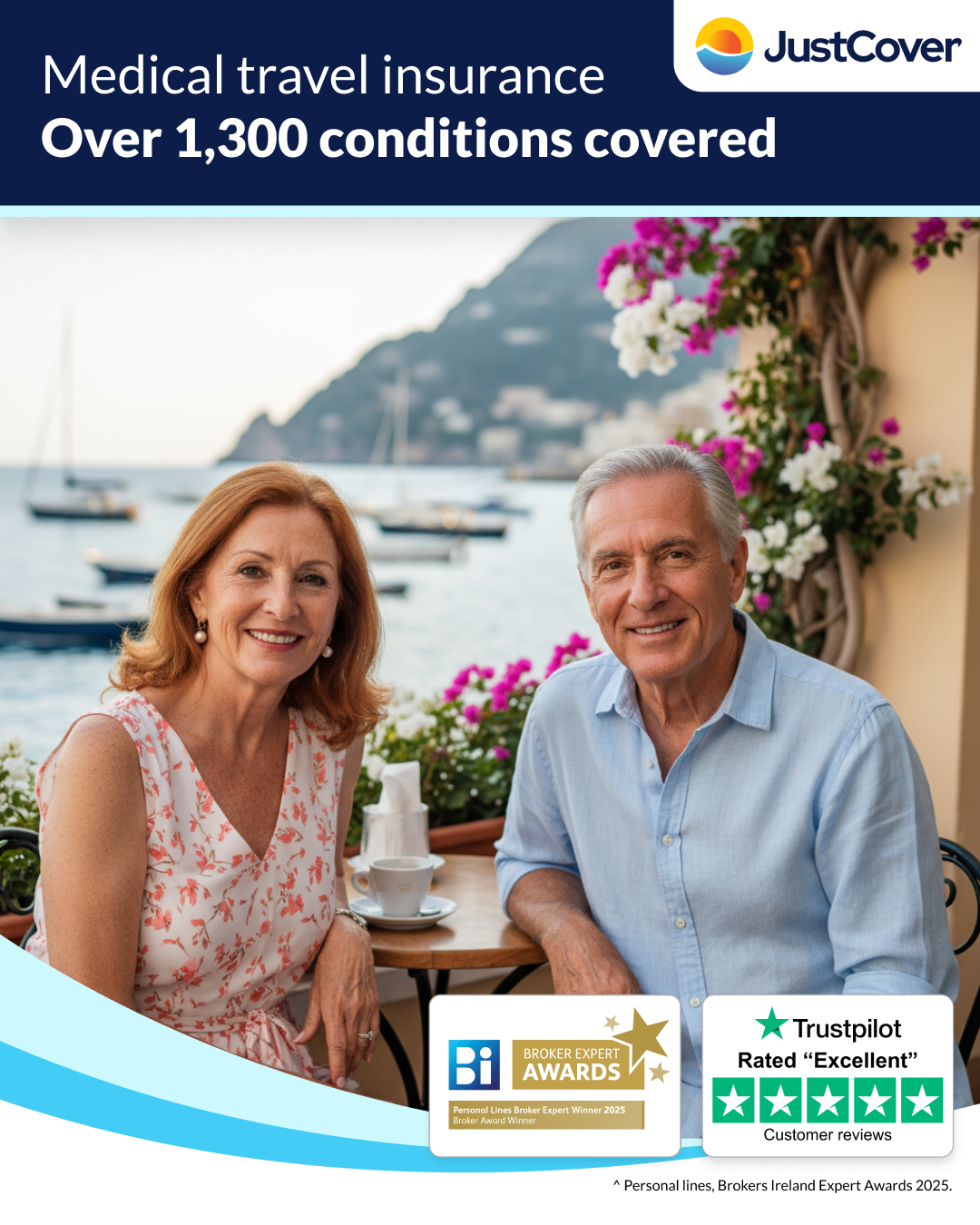 JustCover Insurance Facebook ad