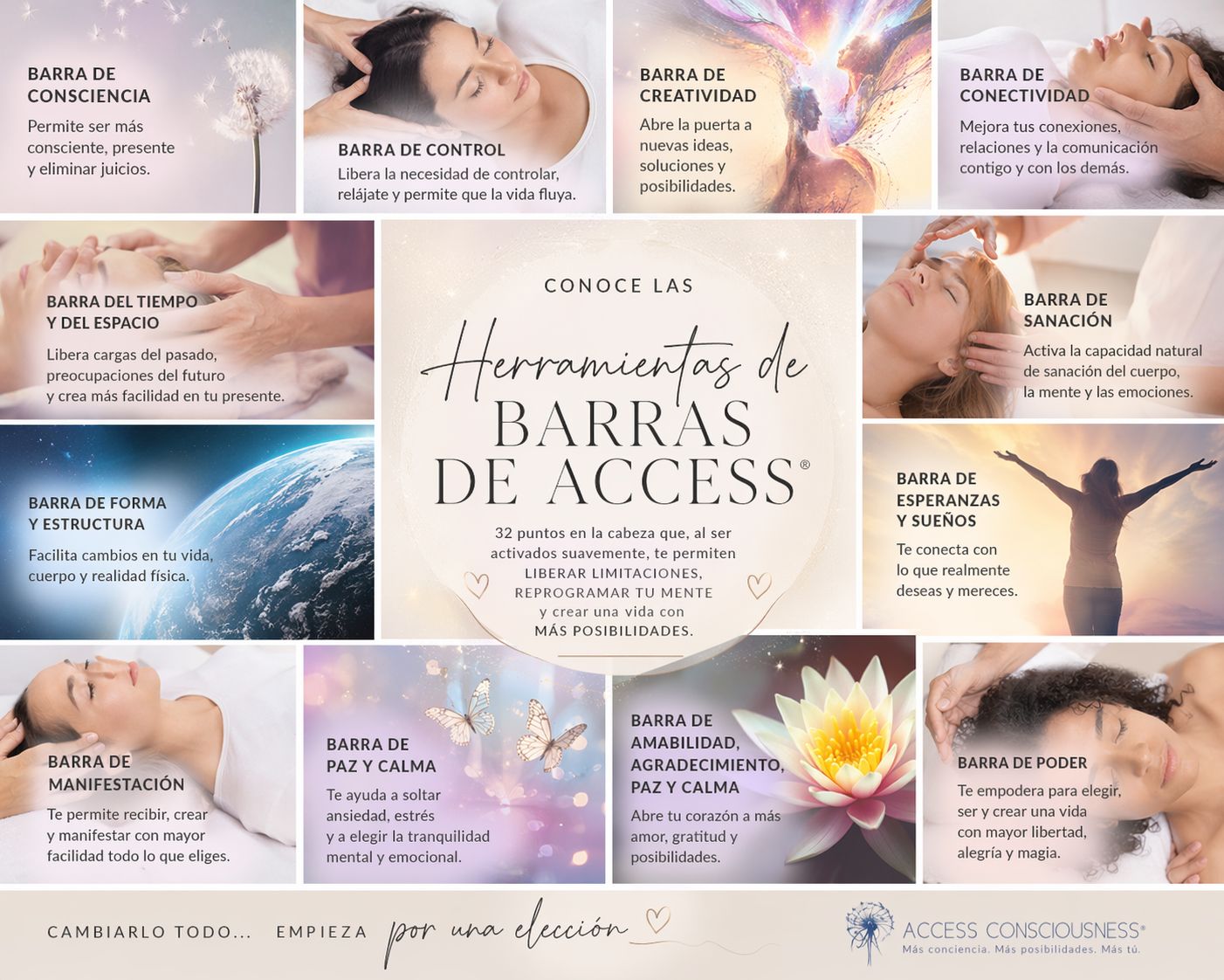 rosaterapias Facebook ad: ¿Estrés, pensamientos sin parar o cansancio mental?