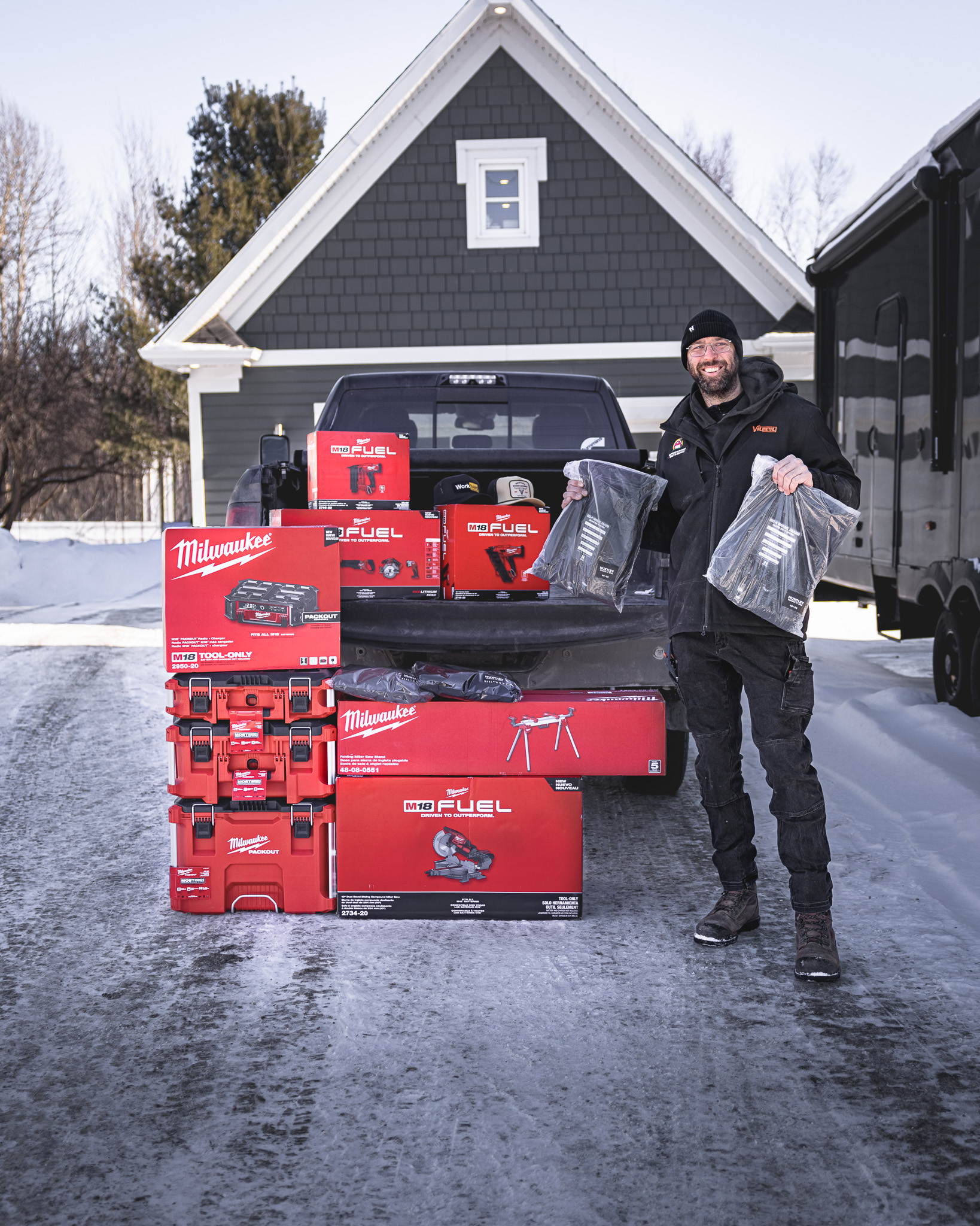 Huxtley Workwear Co. Facebook ad