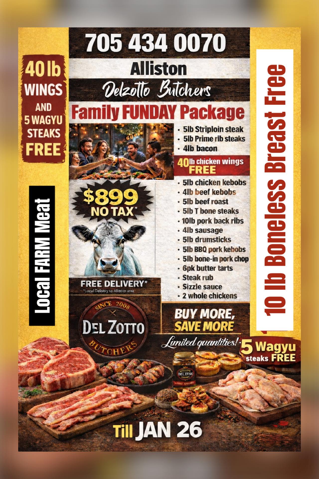 Delzotto Butchers Facebook ad