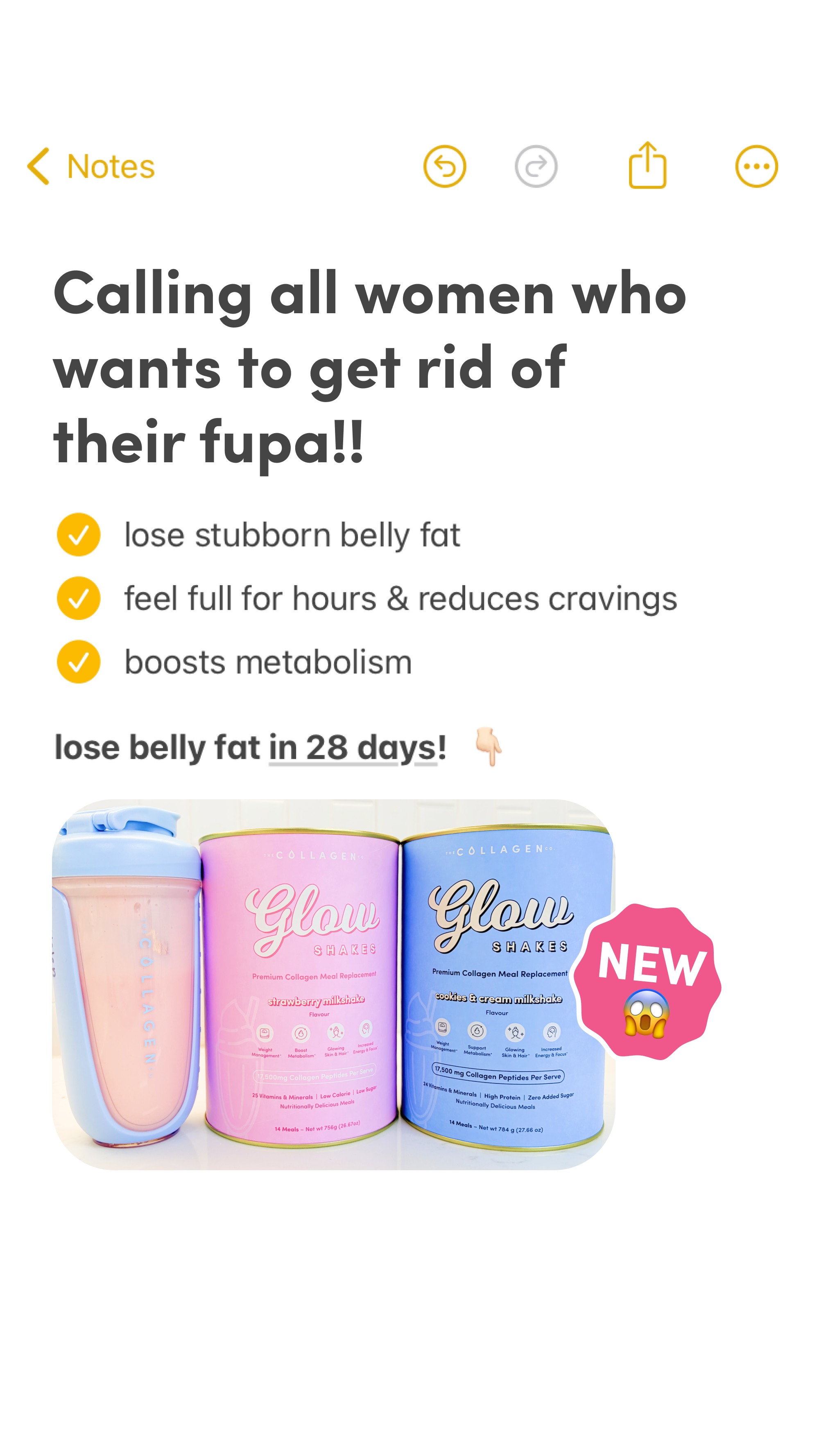 The Collagen Co. Facebook ad