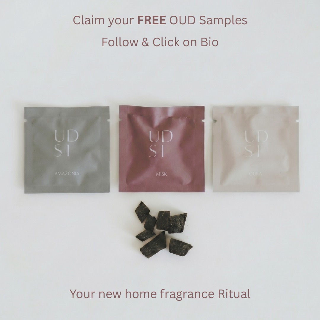 UDSI Facebook ad: Follow and Click on Bio for free Oud…