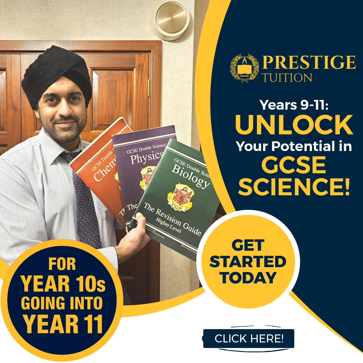 Satvir Channa - Science Tutor Facebook ad