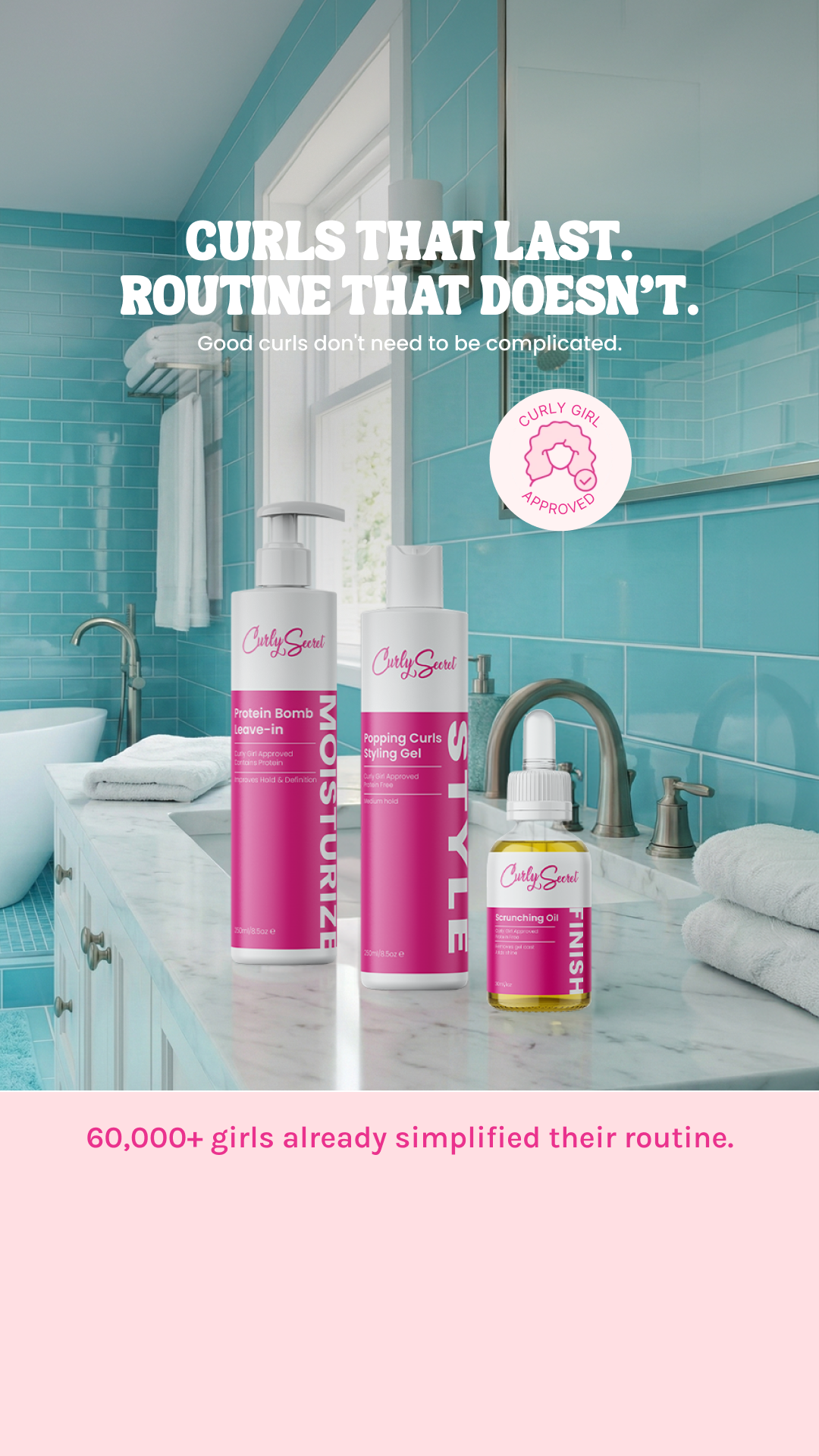 Curly Secret Facebook ad