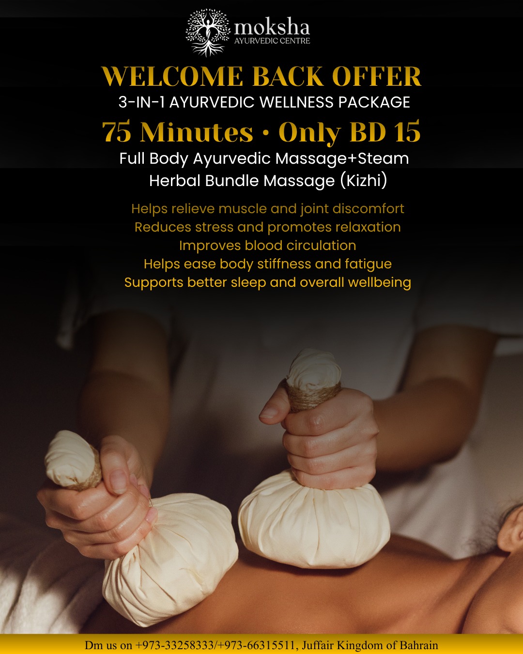 Ayur Vaidyasala Facebook ad: We're Back, And We've Missed You!