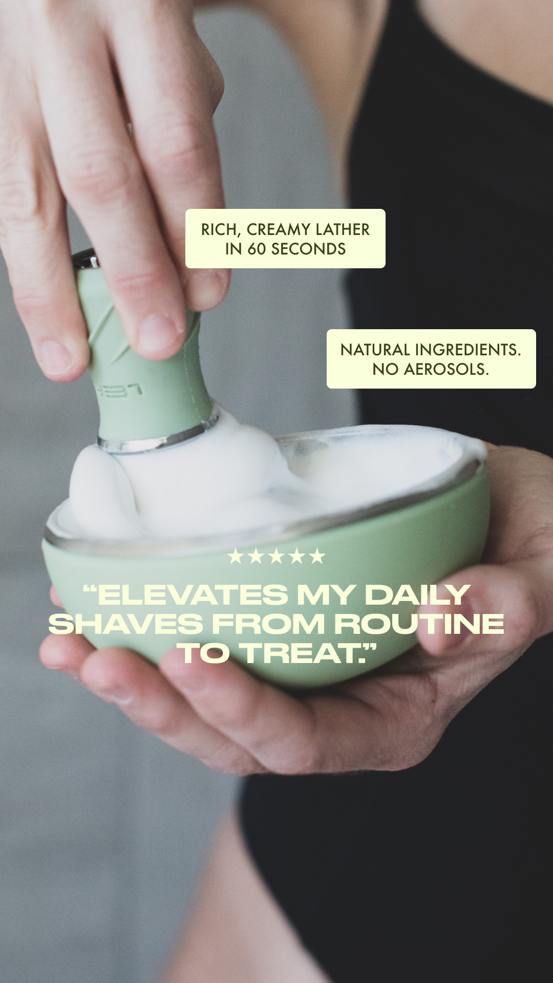 Leaf Shave Facebook ad
