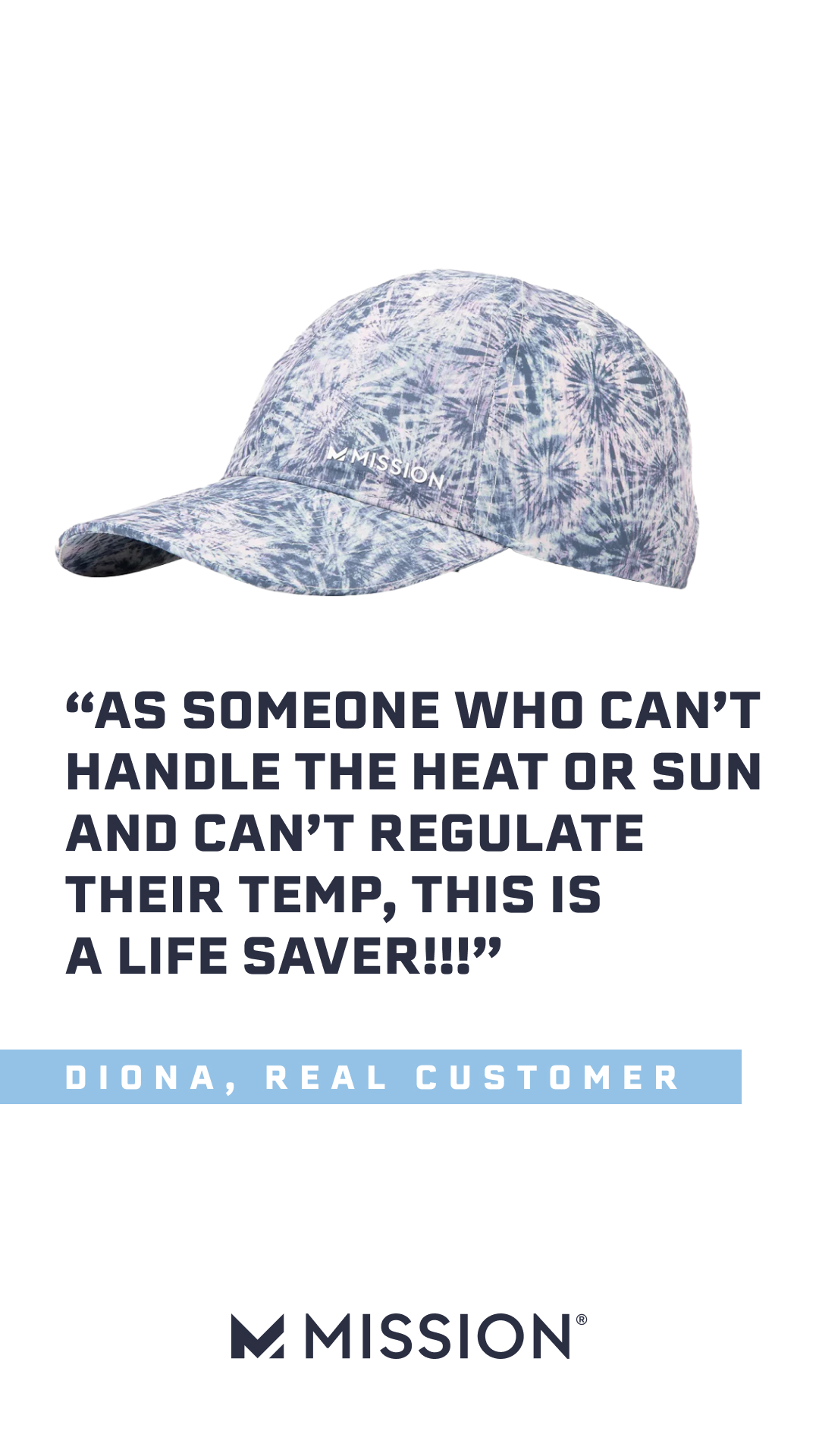 Mission Cooling Facebook ad