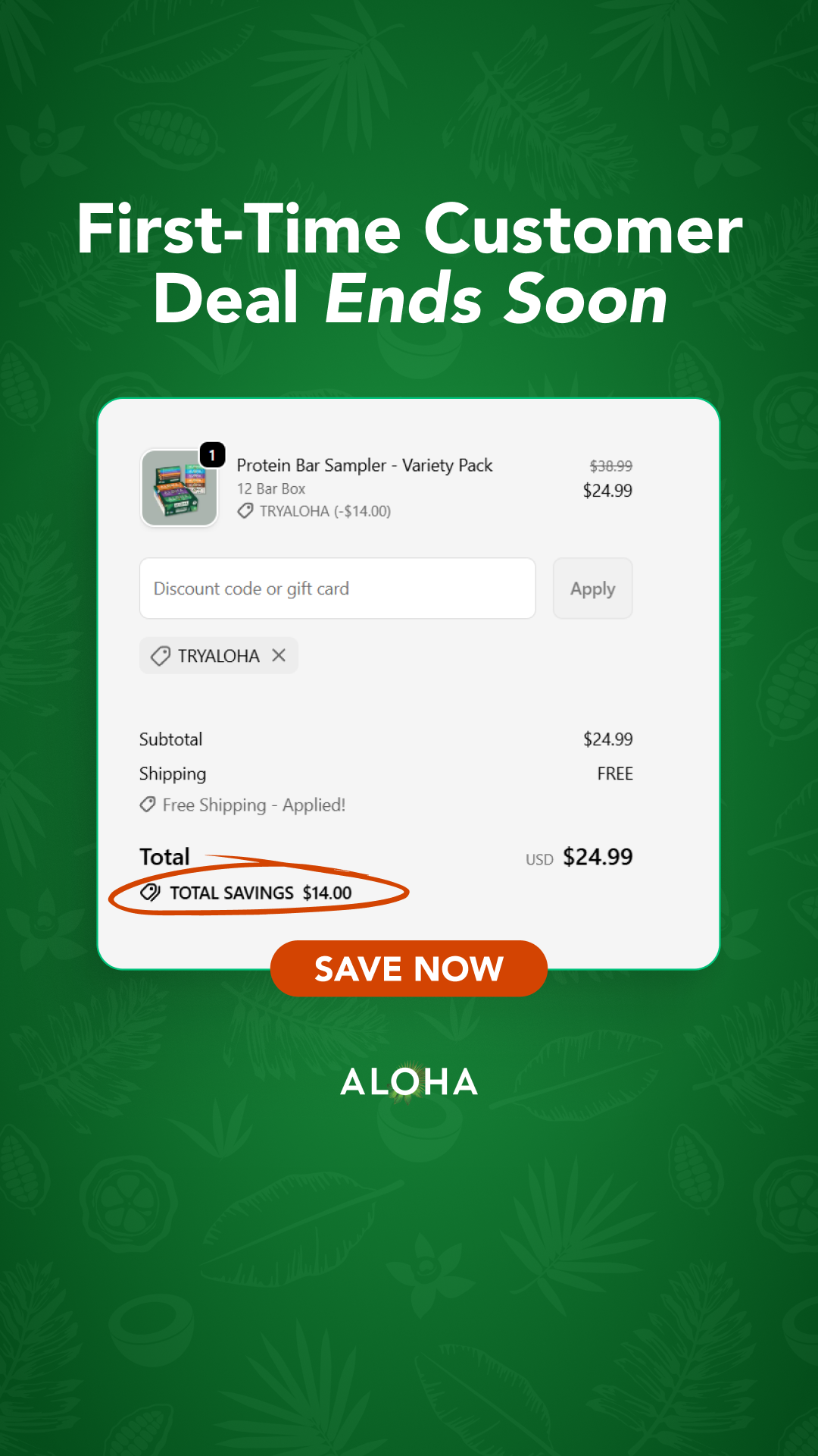ALOHA Facebook ad
