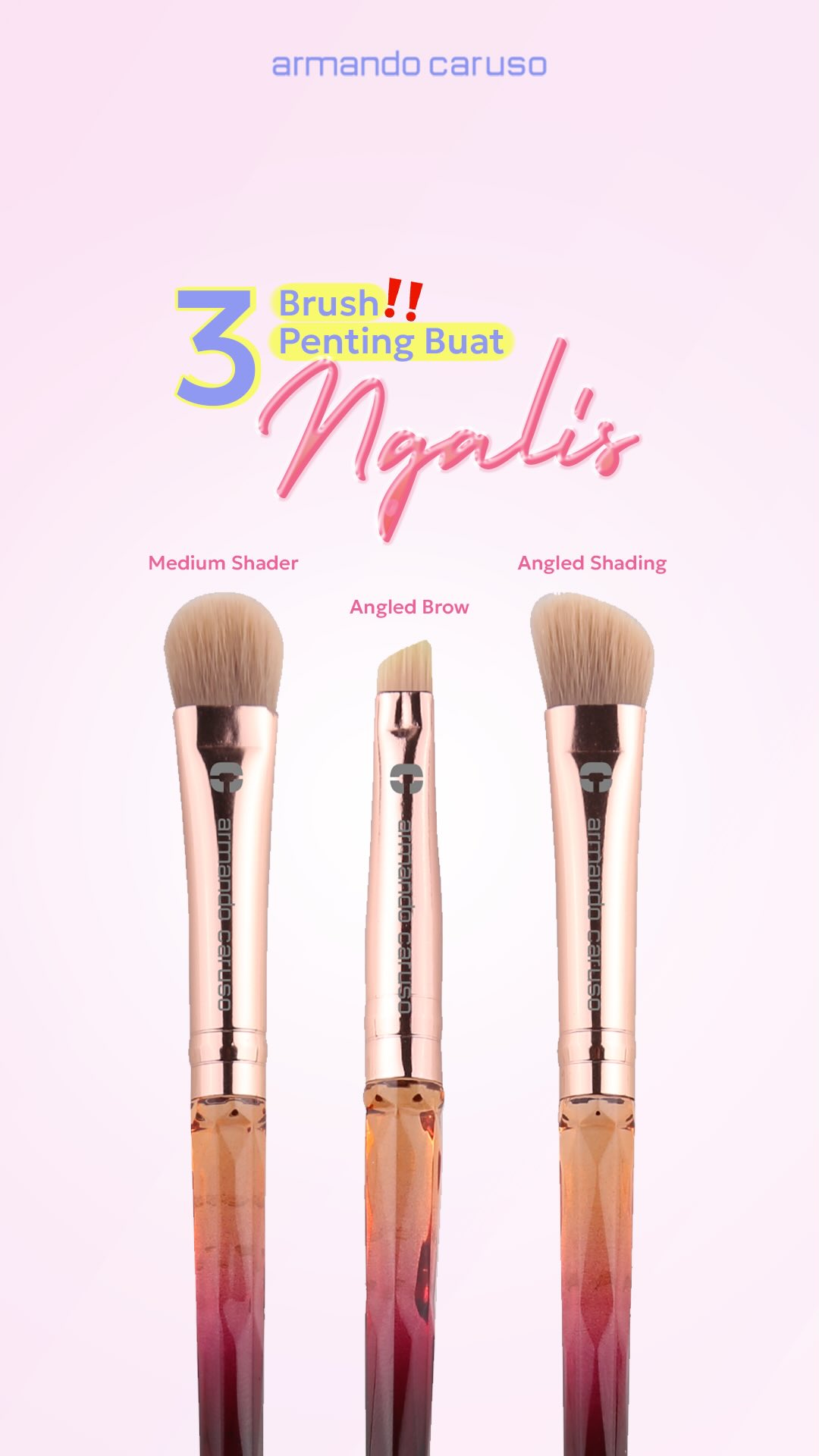 Armando Caruso Facebook ad: Alis rapi ternyata bukan cuma skill… tapi brush…