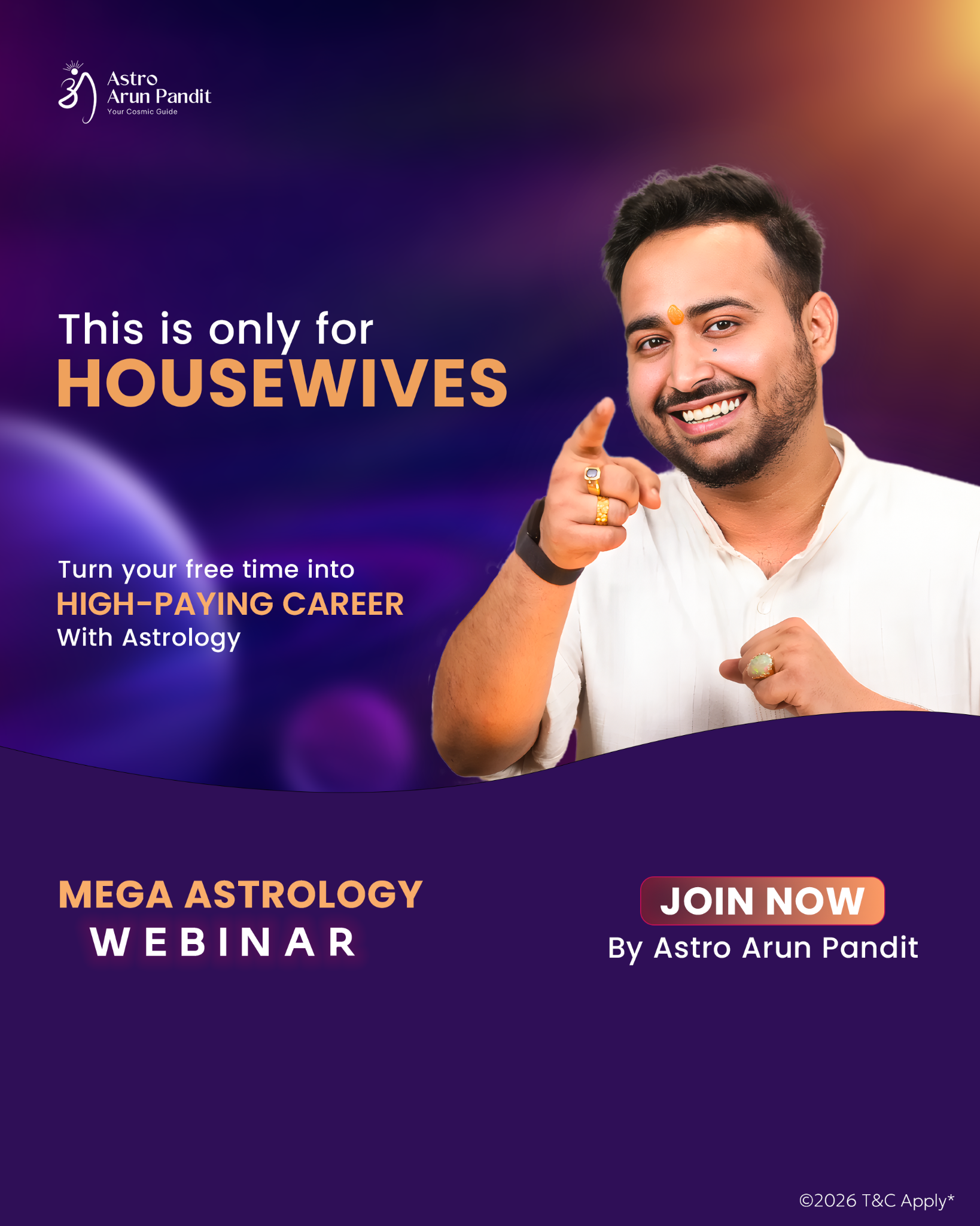 Astro Arun Pandit Facebook ad