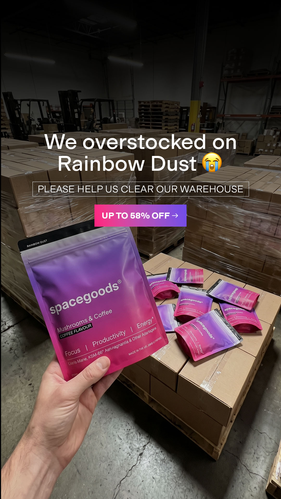 Spacegoods Facebook ad