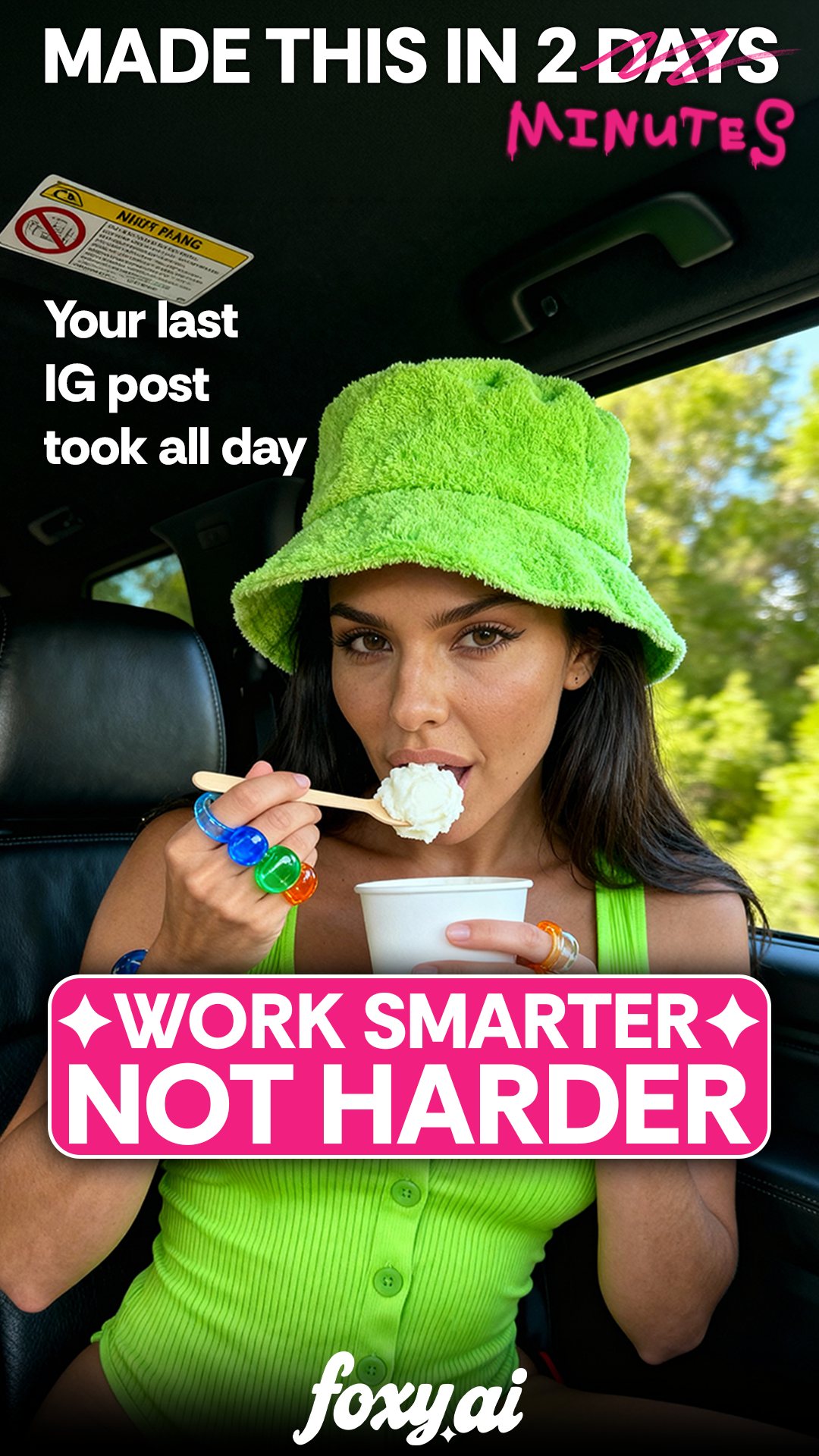 Foxy AI: Video & Photo Generator Facebook ad from Feb 25, 2026