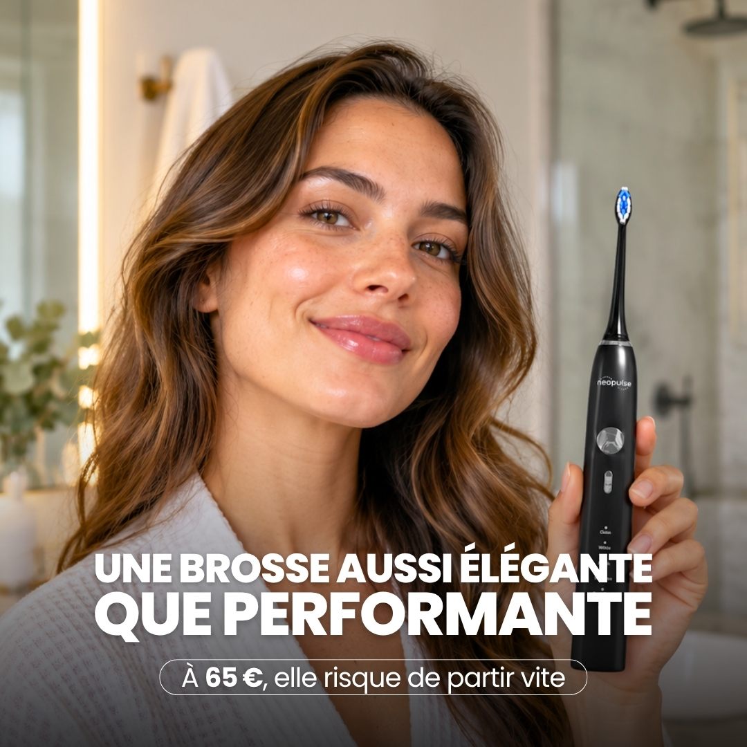 Neopulse Facebook ad: Brosse à dents électrique sonique NEOSONIC